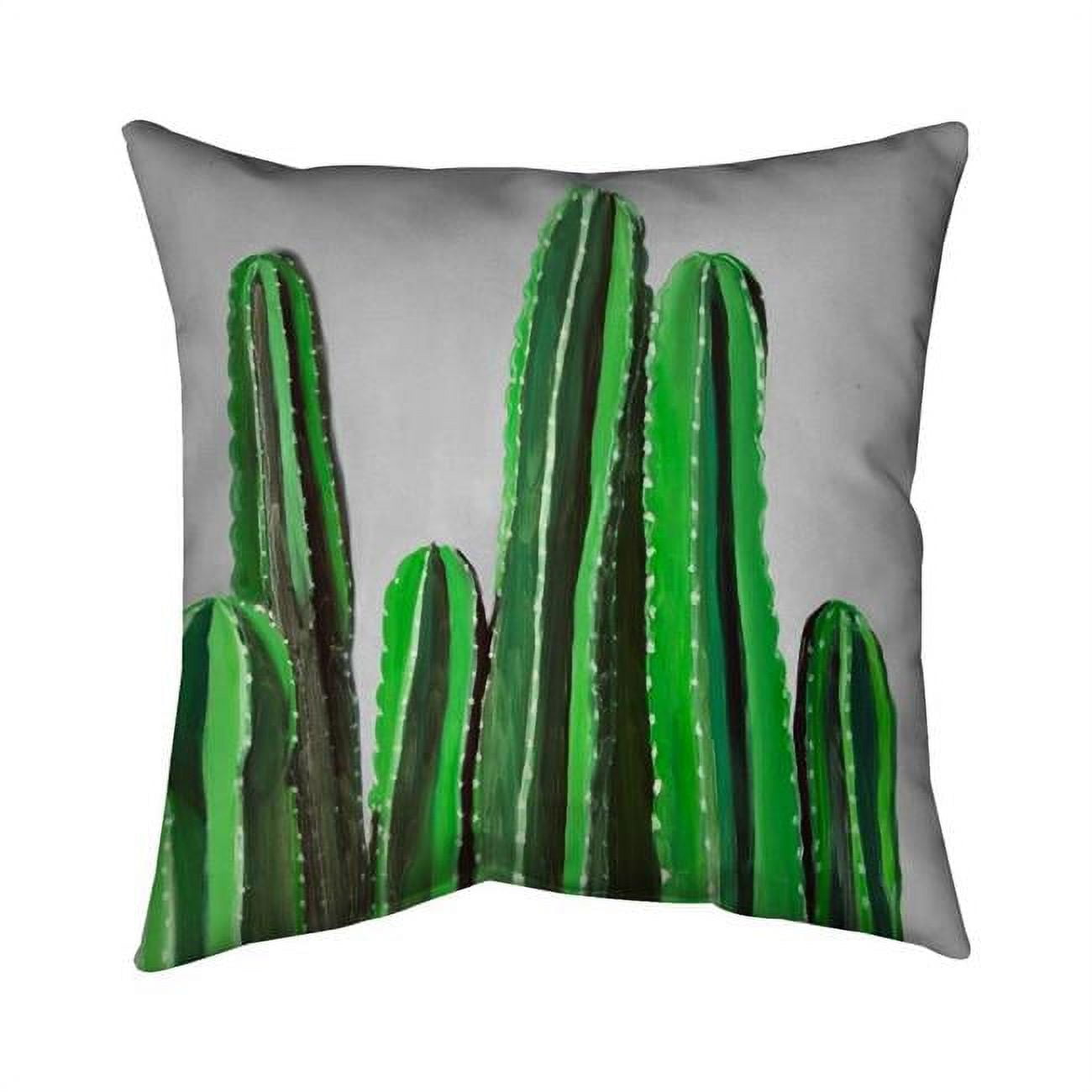 18 x 18 in. Cactus Candles-Double Sided Print Indoor Pillow Cover