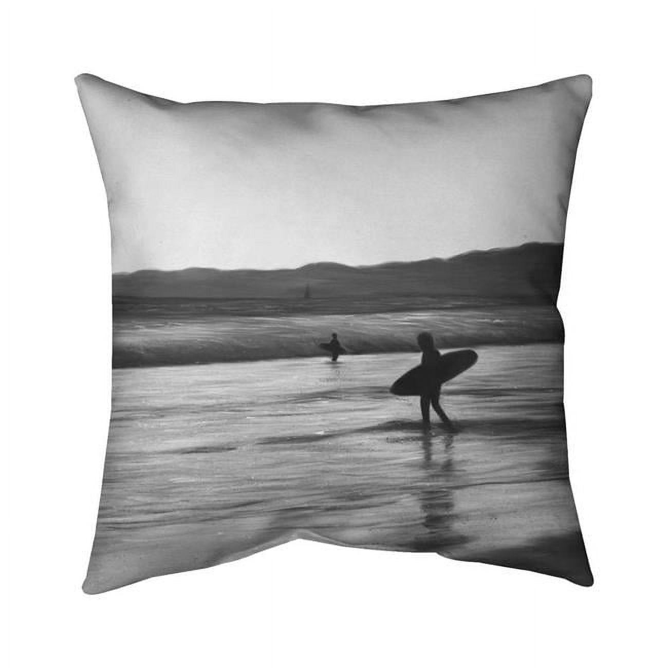 18 x 18 in. Surfers-Double Sided Print Indoor Pillow Cover