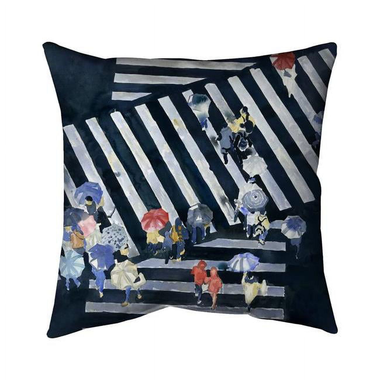 18 x 18 in. Main Street-Double Sided Print Indoor Pillow Cover
