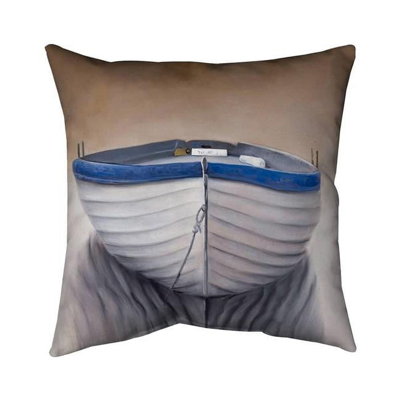 18 x 18 in. Canoe Boat-Double Sided Print Indoor Pillow