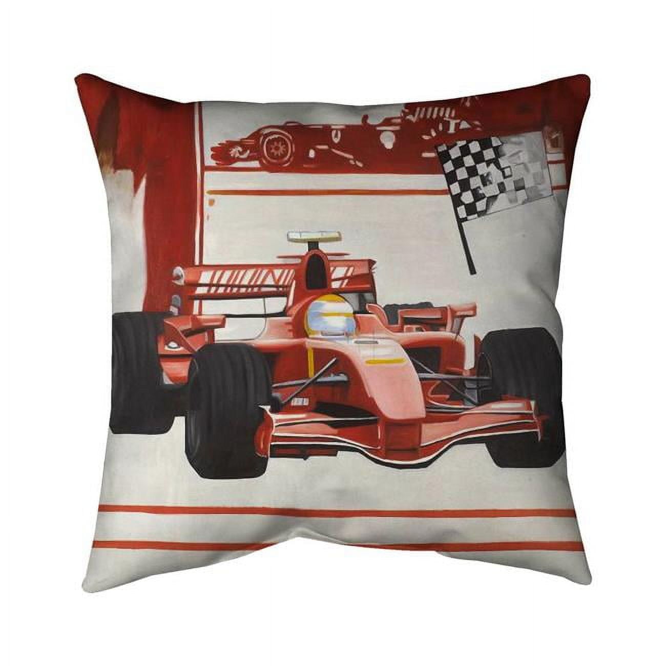 18 x 18 in. Formule 1 Car-Double Sided Print Indoor Pillow Cover