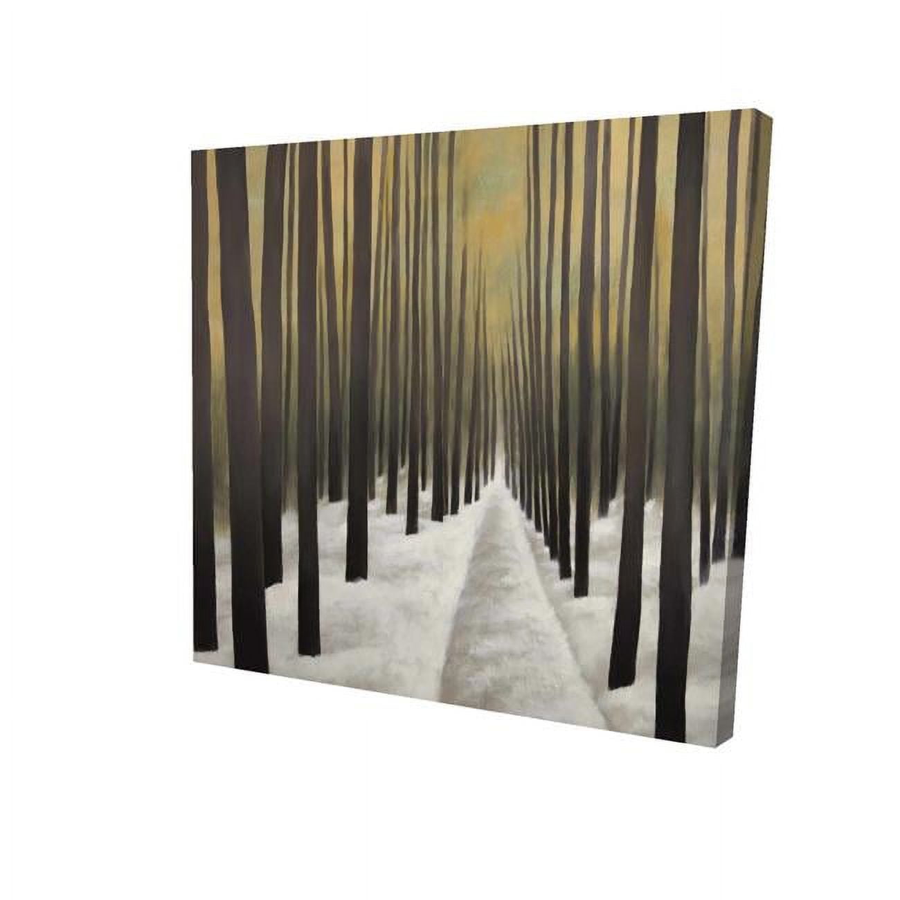 8 x 8 in. Hiking in the Forest-Print on Canvas