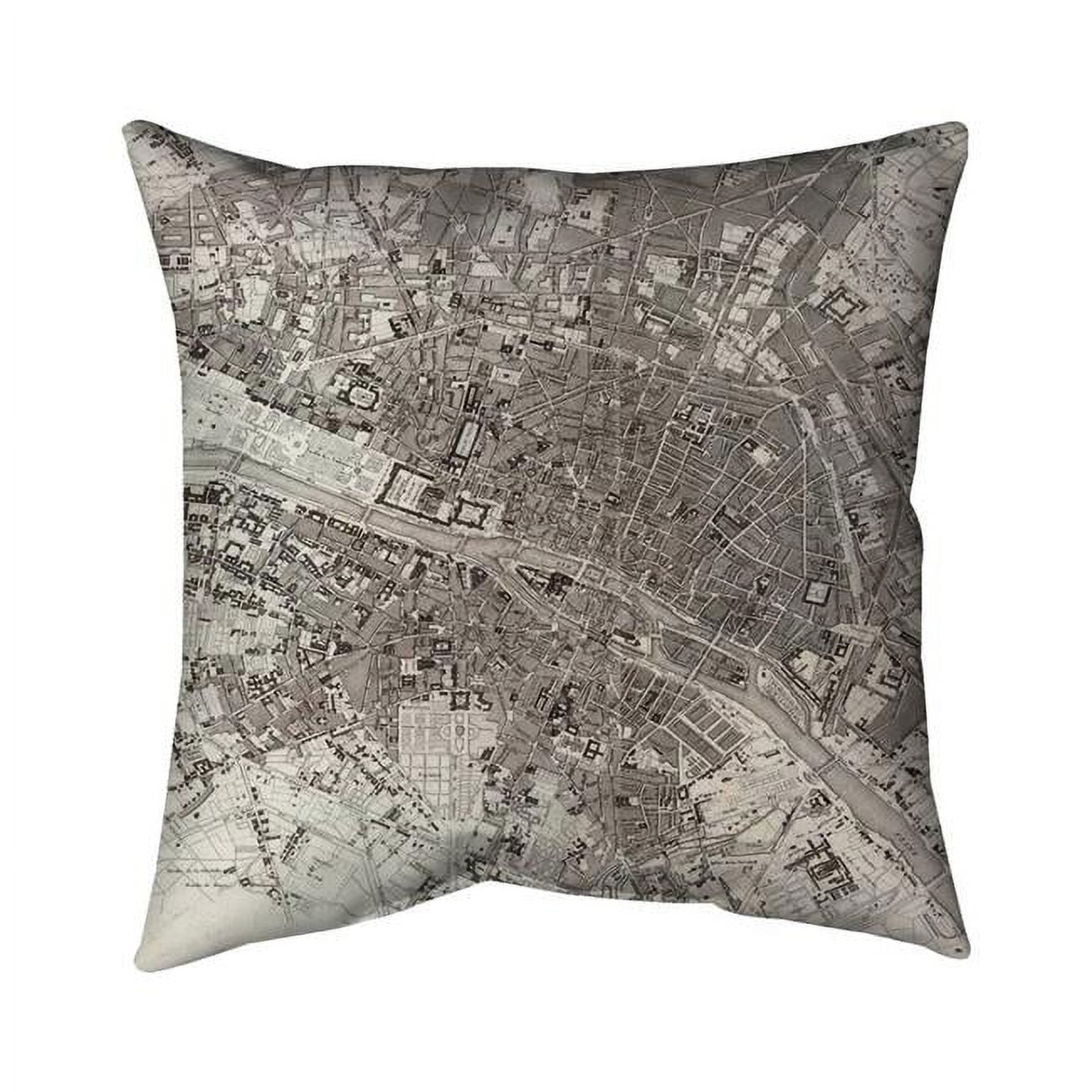20 x 20 in. Paris-Double Sided Print Indoor Pillow Cover