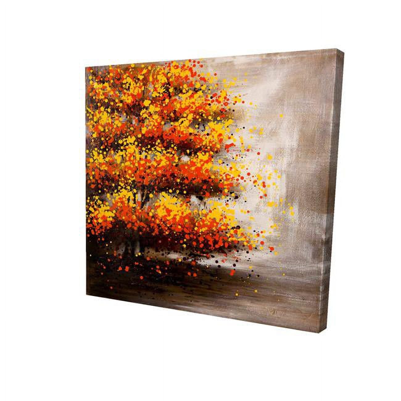 8 x 8 in. Dotted Tree-Print on Canvas