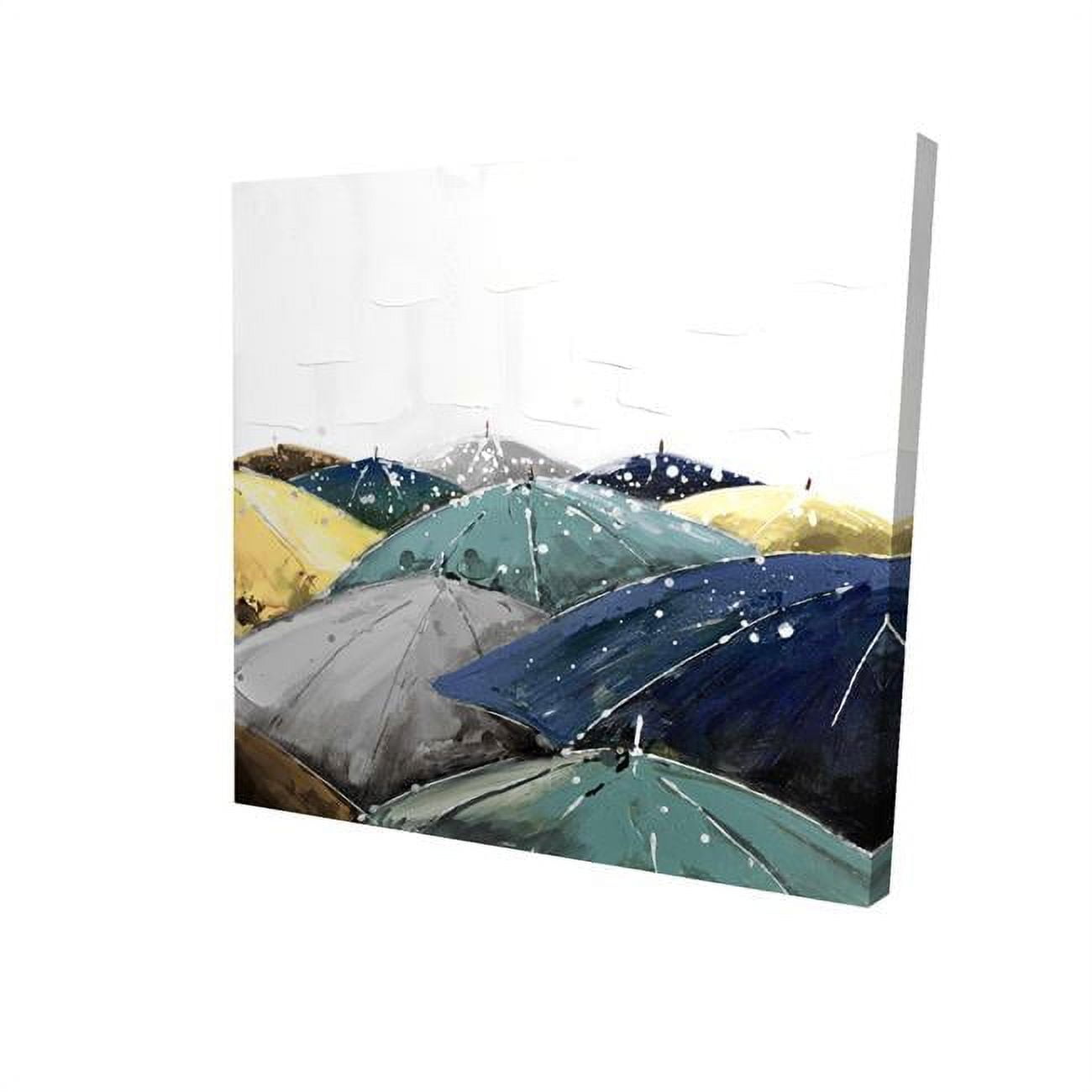 8 x 8 in. Umbrellas-Print on Canvas