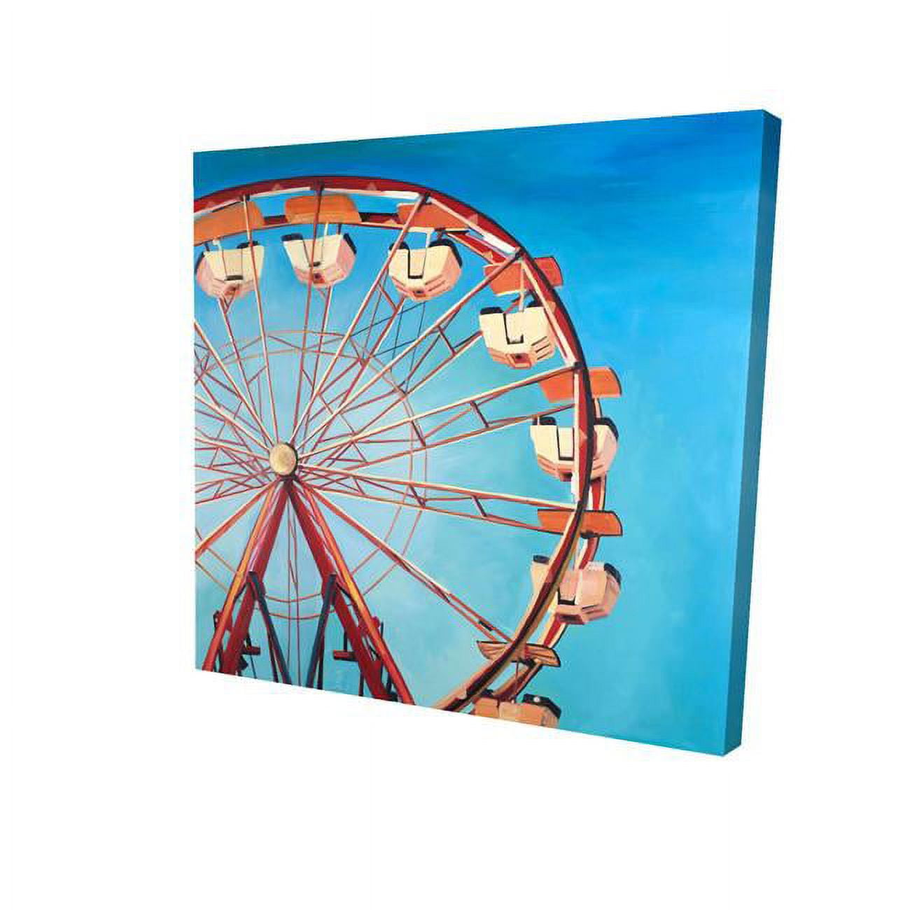 8 x 8 in. Ferris Wheel by A Beautiful Day-Print on Canvas