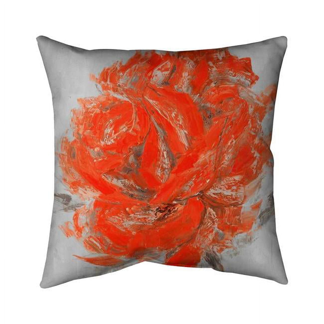 18 x 18 in. Abstract Rose-Double Sided Print Indoor Pillow Cover