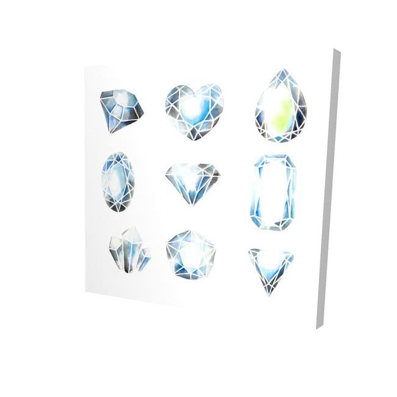 8 x 8 in. Crystals-Print on Canvas