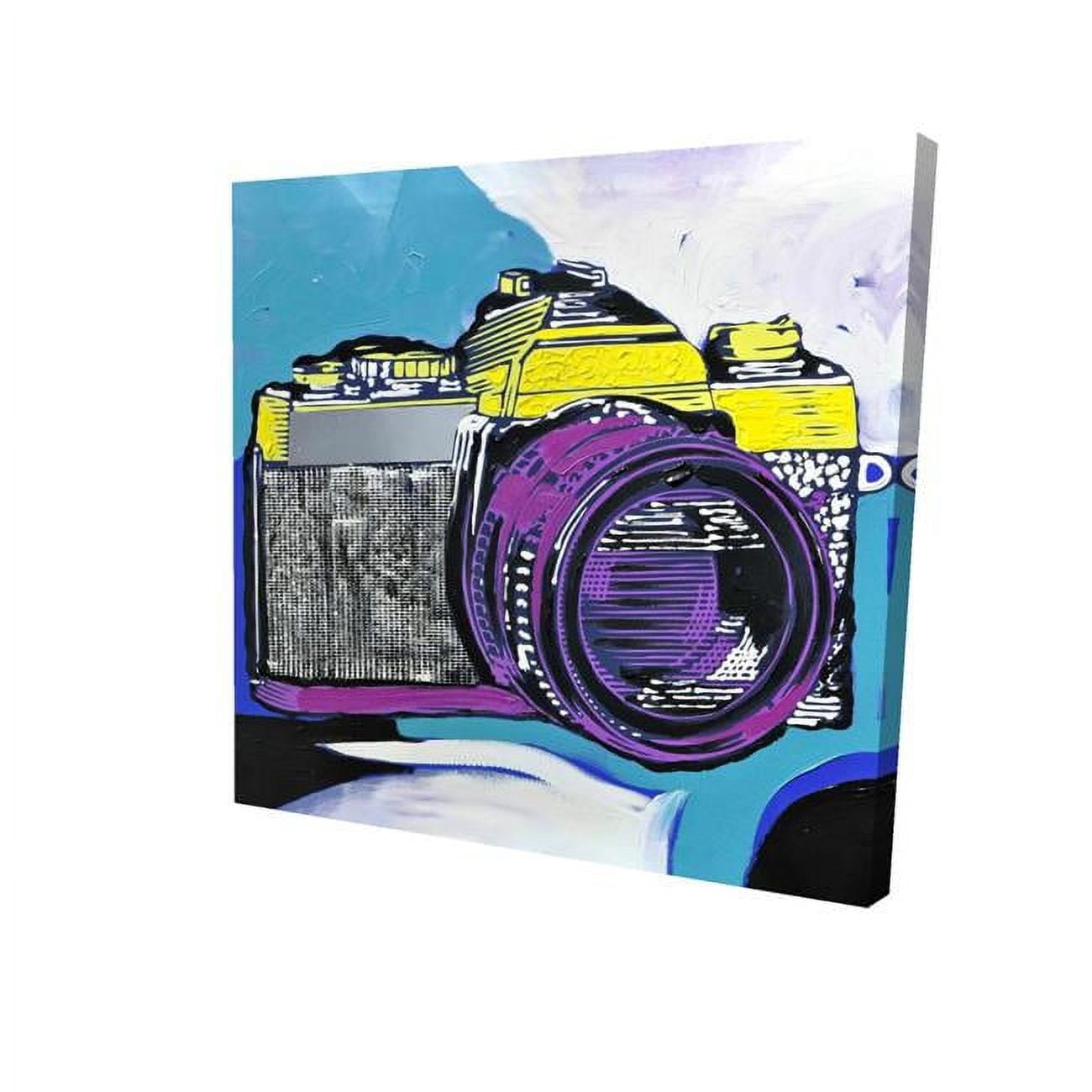 8 x 8 in. Retro Camera-Print on Canvas