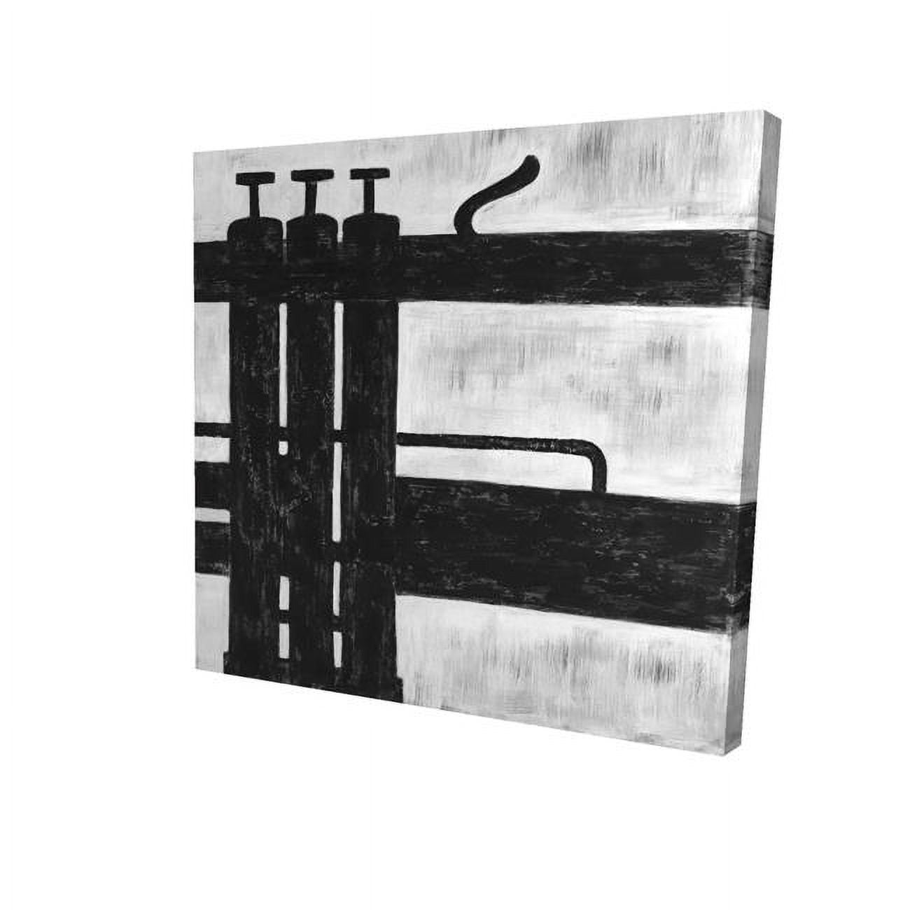 8 x 8 in. Trumpet Pistons-Print on Canvas