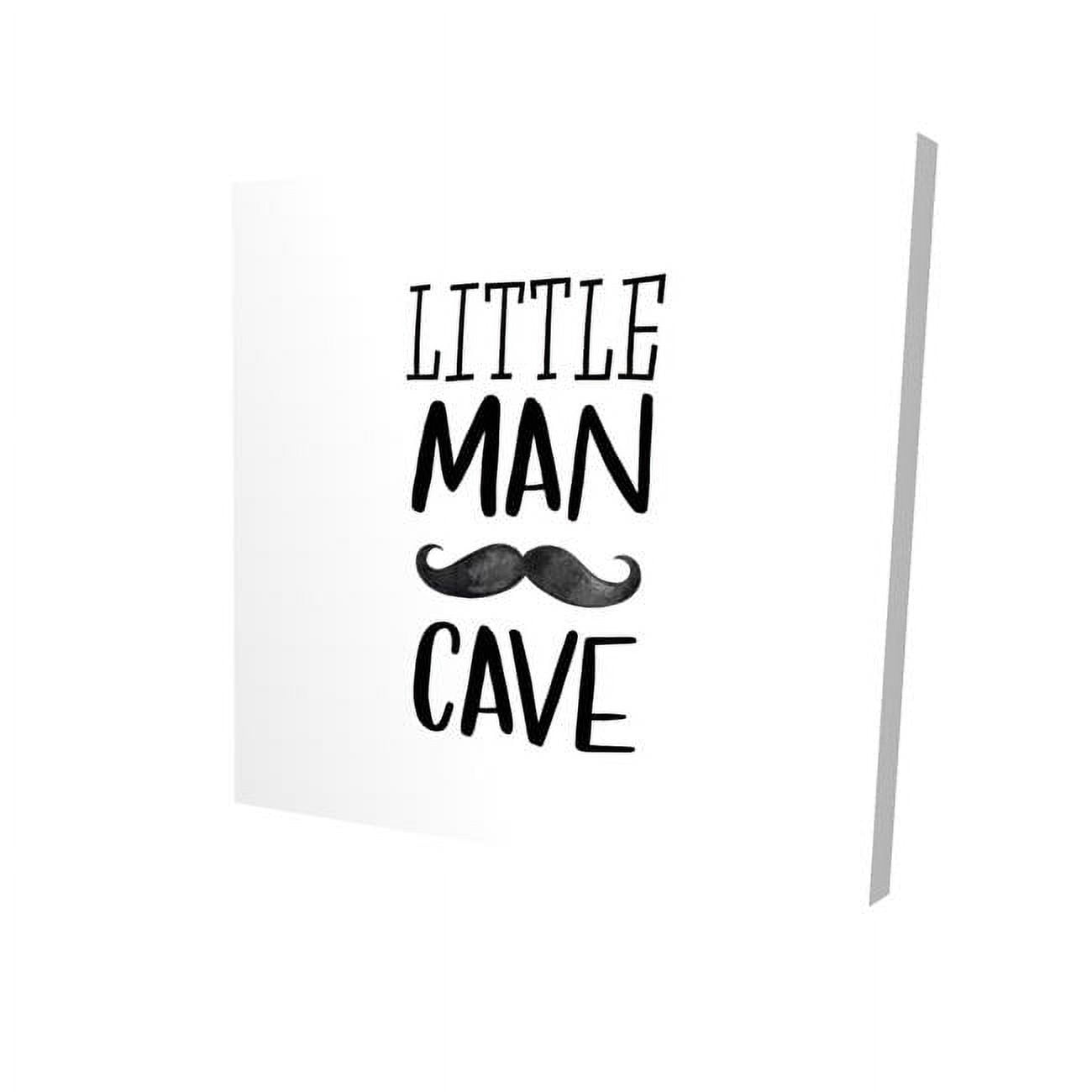 8 x 8 in. Little Man Cave-Print on Canvas