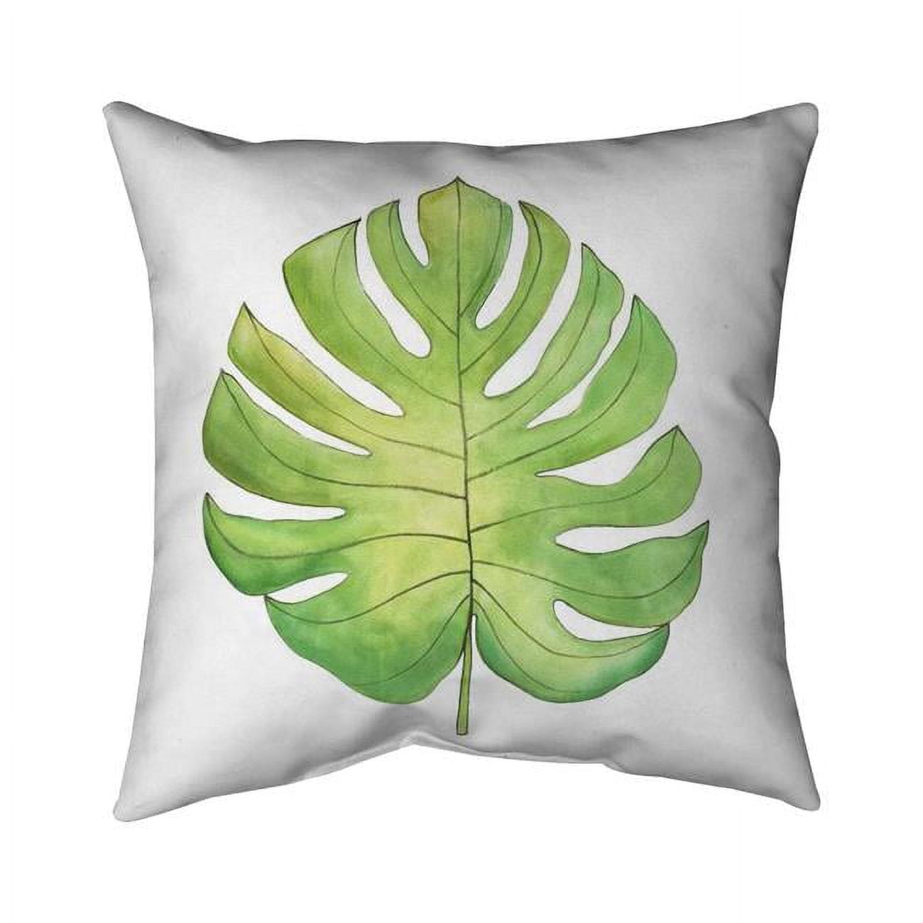 20 x 20 in. Tropical Leaf-Double Sided Print Indoor Pillow Cover
