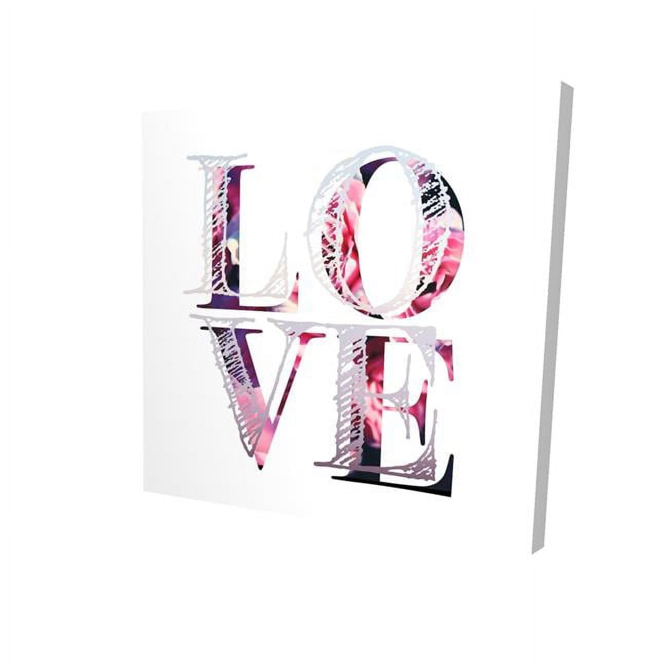 8 x 8 in. Love Bloom-Print on Canvas