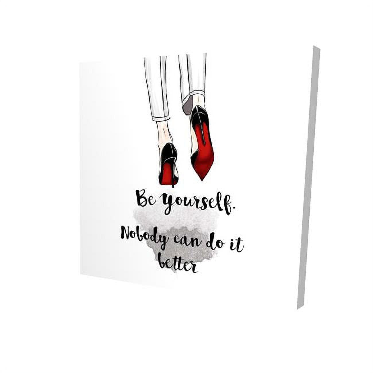 8 x 8 in. Be Yourself-Print on Canvas