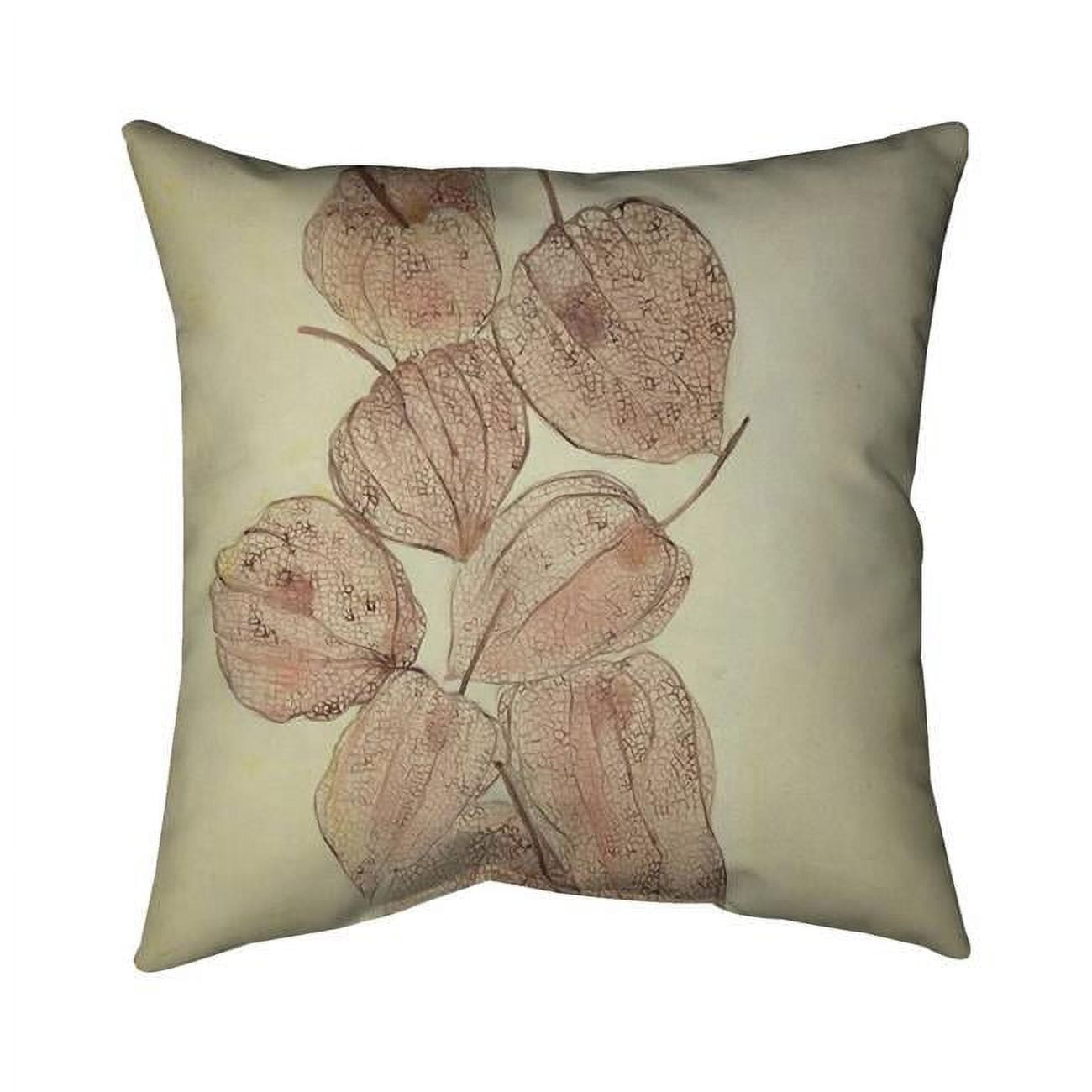 20 x 20 in. Closed Ground Cherries-Double Sided Print Indoor Pillow Cover