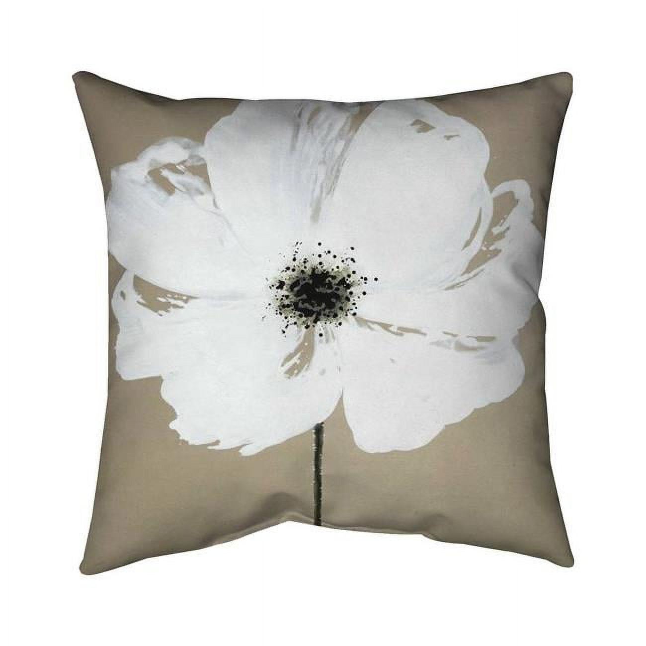 5543-2020-FL281 20 x 20 in. Abstract Color Splash Flower-Double Sided Print Indoor Pillow Cover