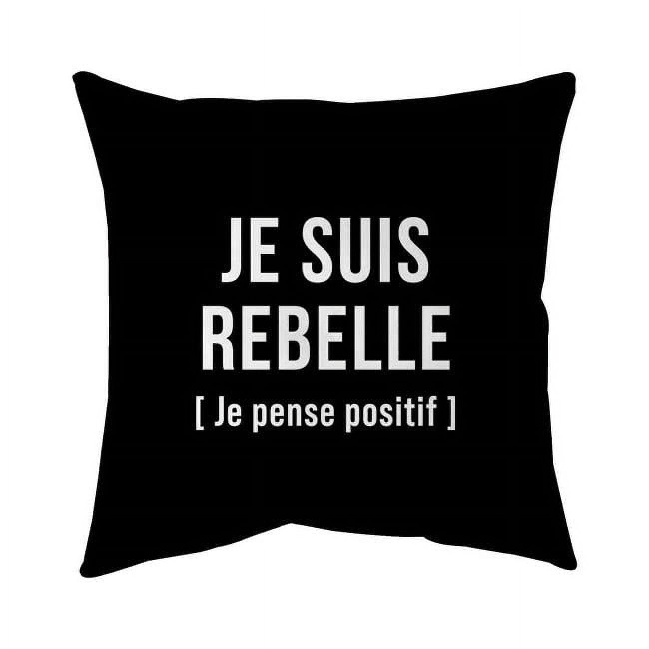 20 x 20 in. I am Rebellious-Double Sided Print Indoor Pillow Cover