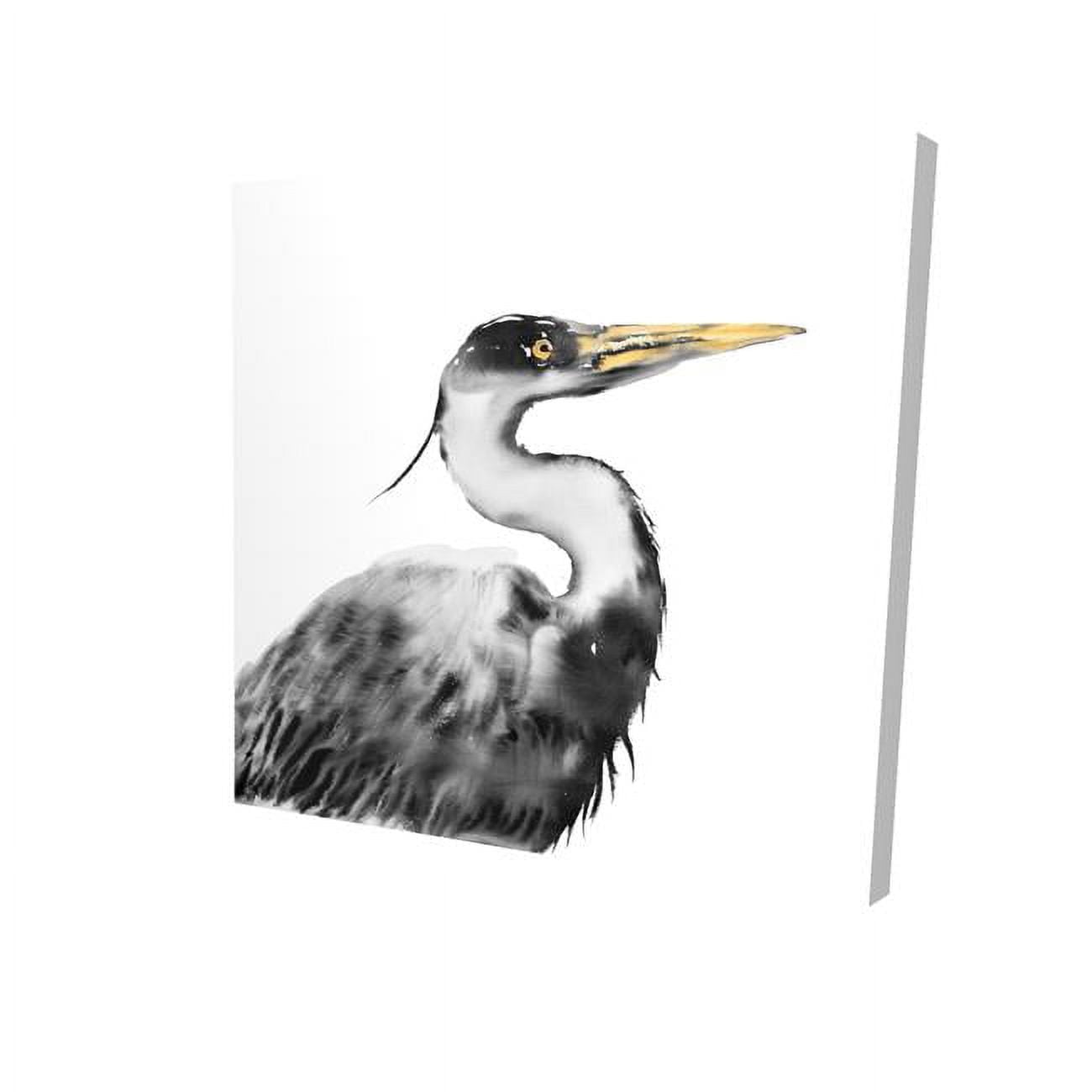 12 x 12 in. Great Heron-Print on Canvas