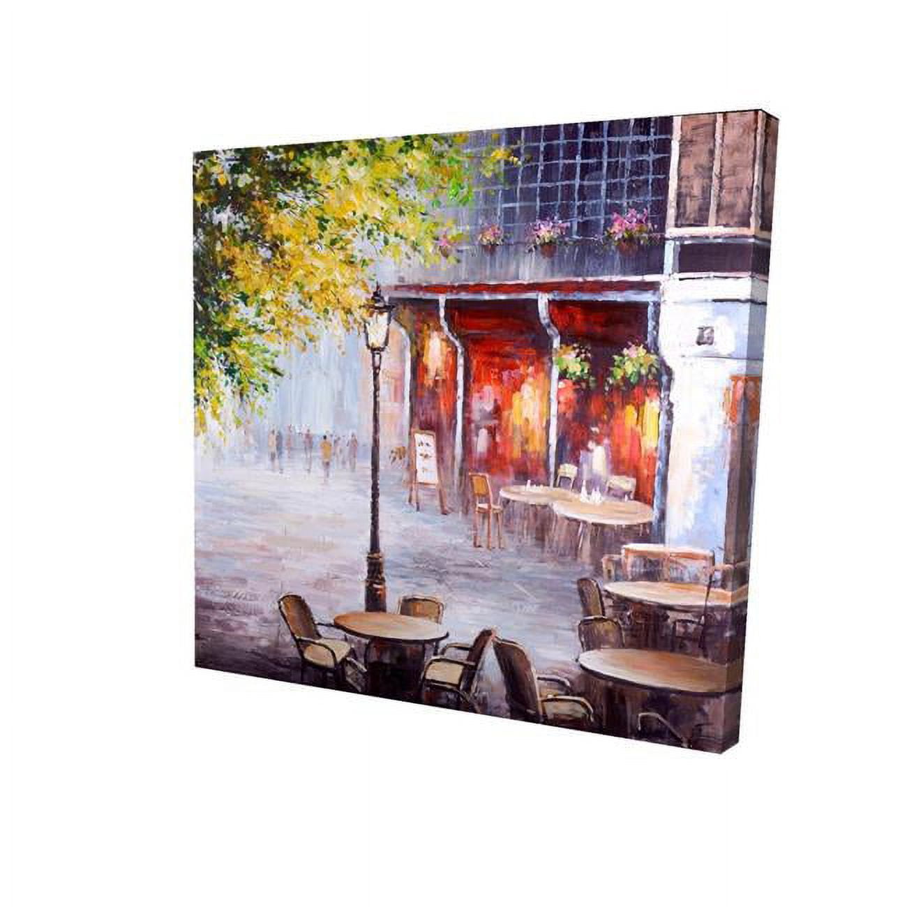 8 x 8 in. Outdoor Restaurant by A Nice Day-Print on Canvas