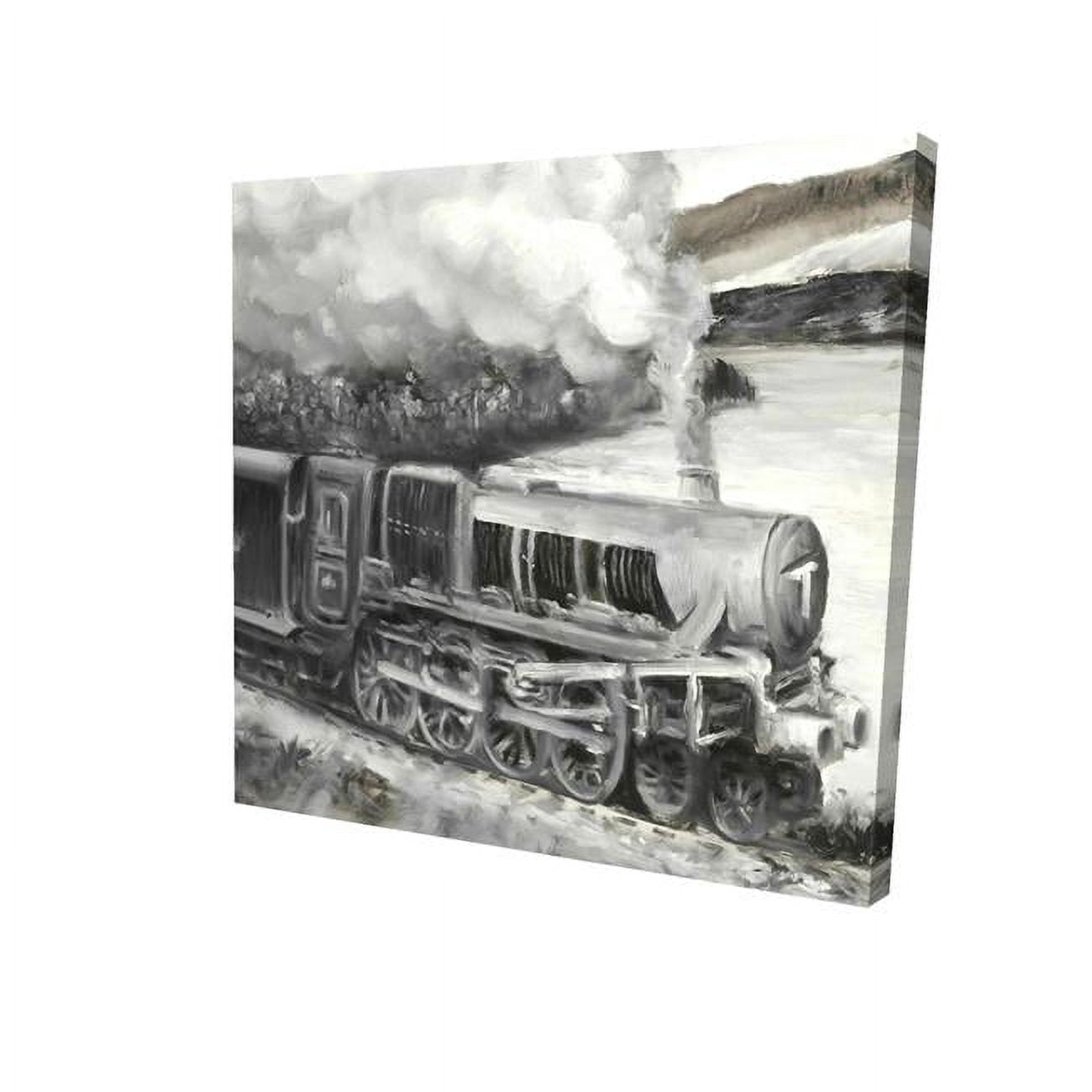 8 x 8 in. Vintage Passenger Locomotive-Print on Canvas
