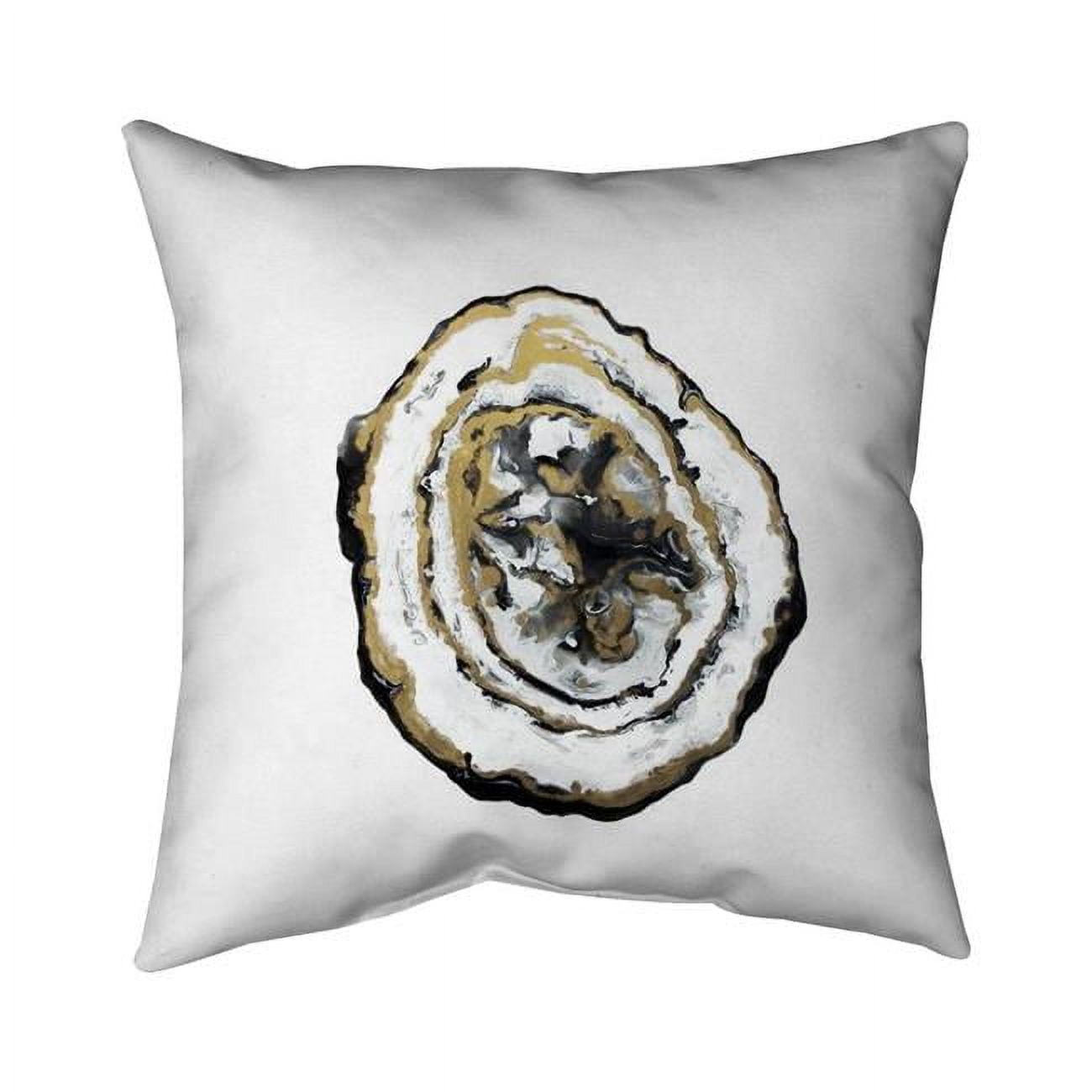 16 x 16 in. Golden Geode-Double Sided Print Indoor Pillow Cover