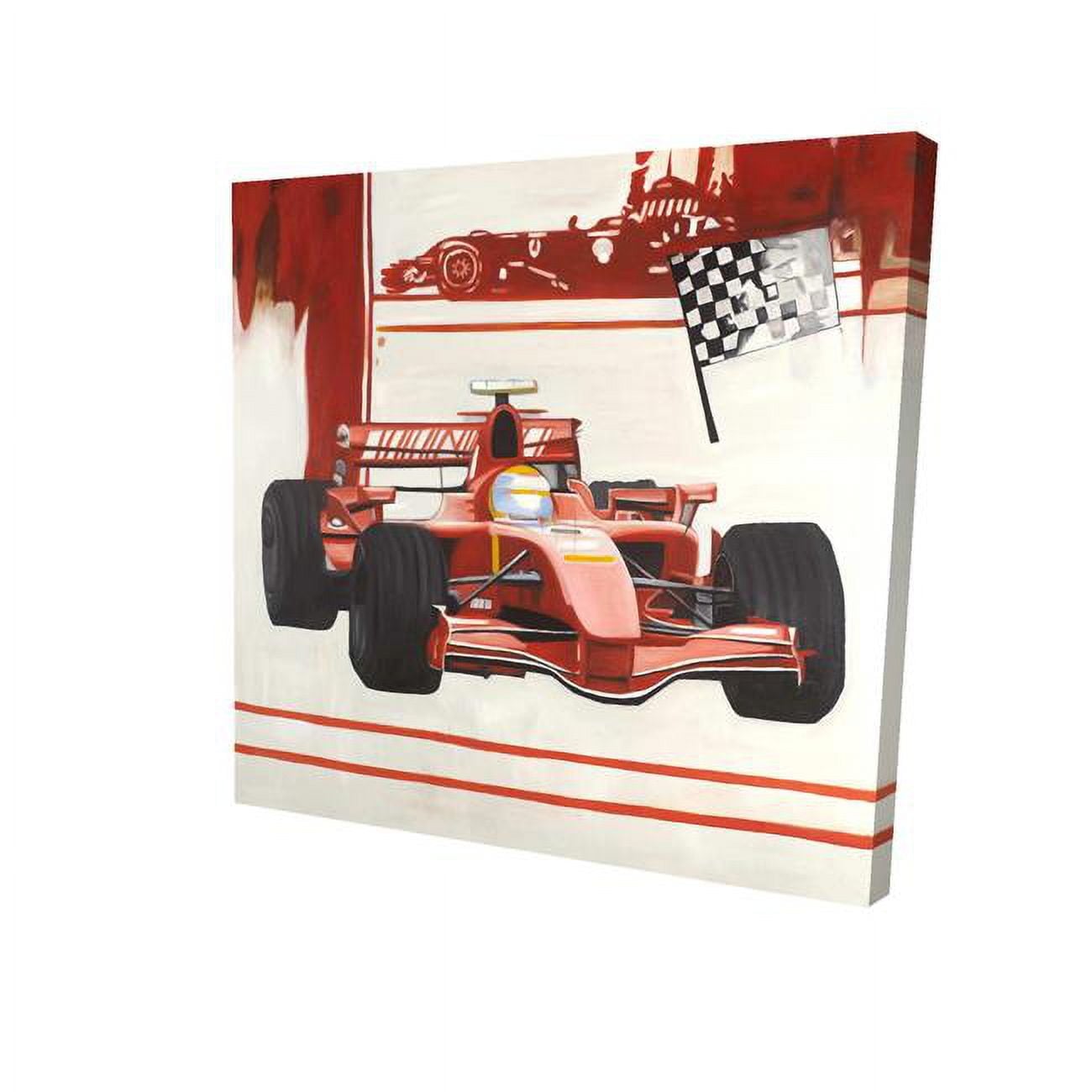 8 x 8 in. Formule 1 Car-Print on Canvas