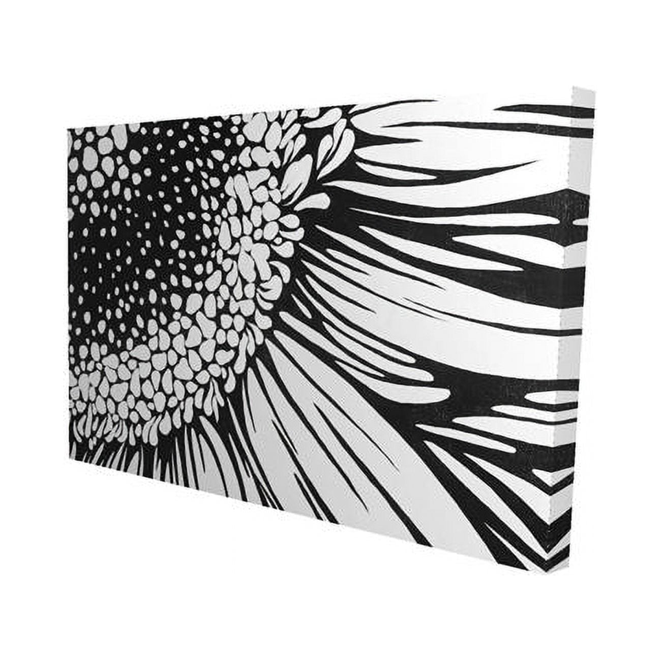12 x 18 in. Gerbera Flower-Print on Canvas
