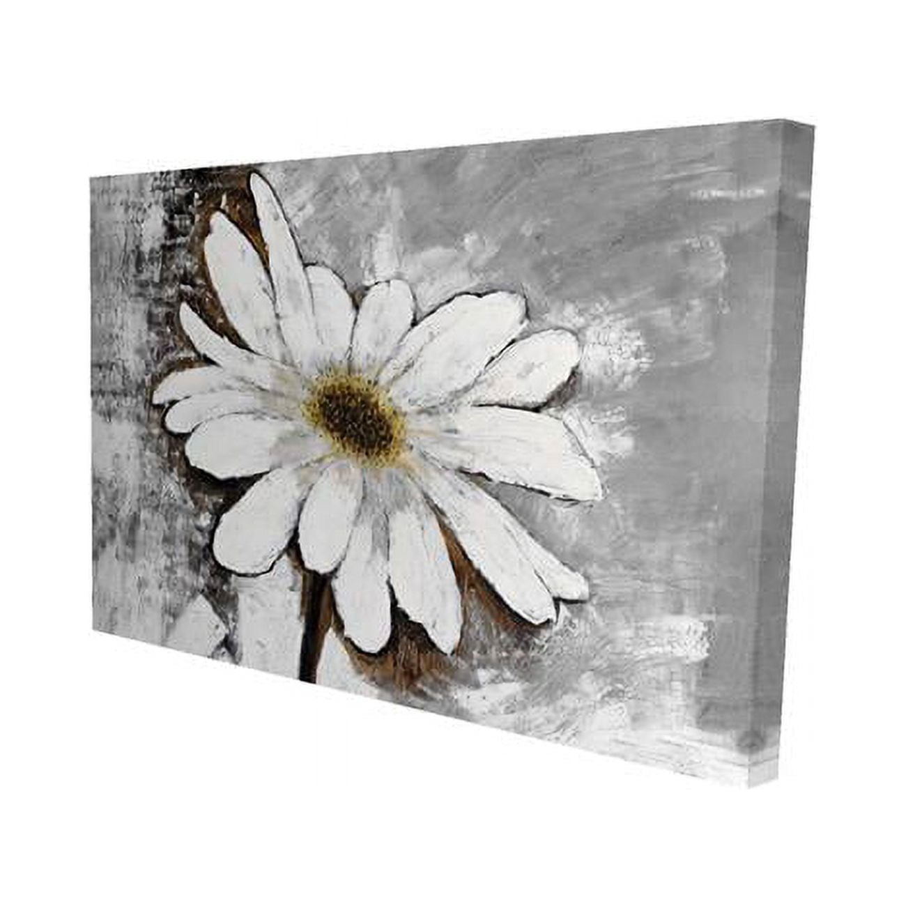 12 x 18 in. Abstract Daisy-Print on Canvas