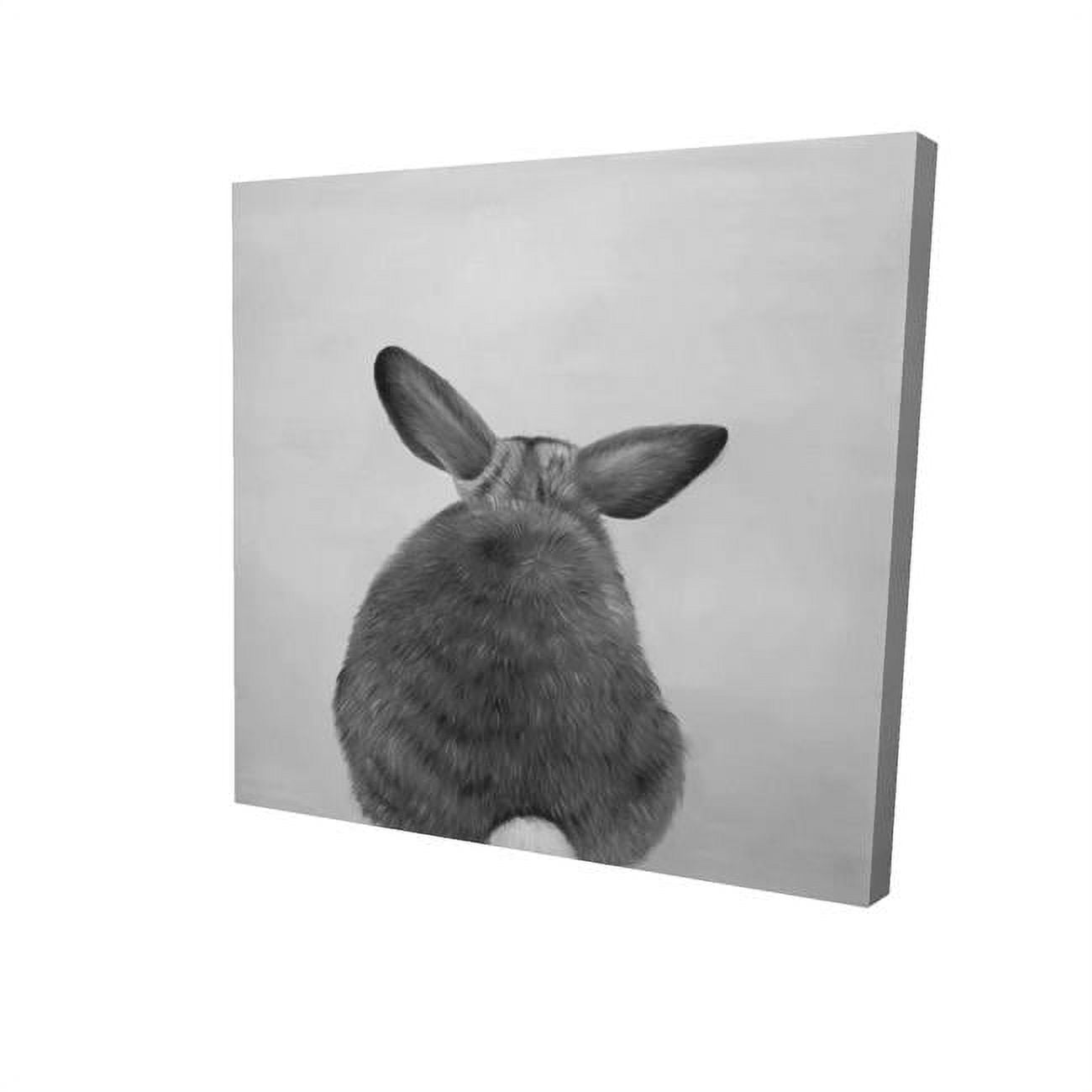 12 x 12 in. Little Rabbit From Behind-Print on Canvas