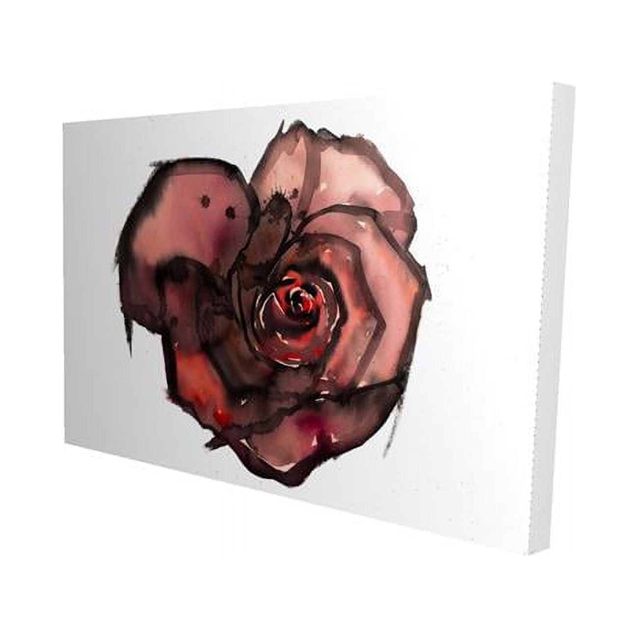 12 x 18 in. Dark Rose-Print on Canvas