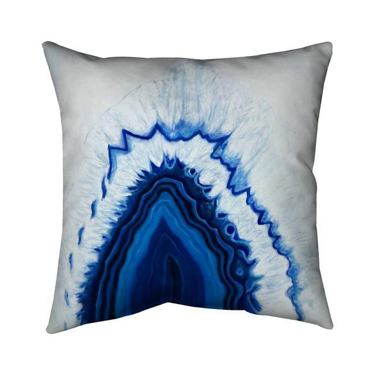 18 x 18 in. Agate Geode Slice-Double Sided Print Indoor Pillow Cover