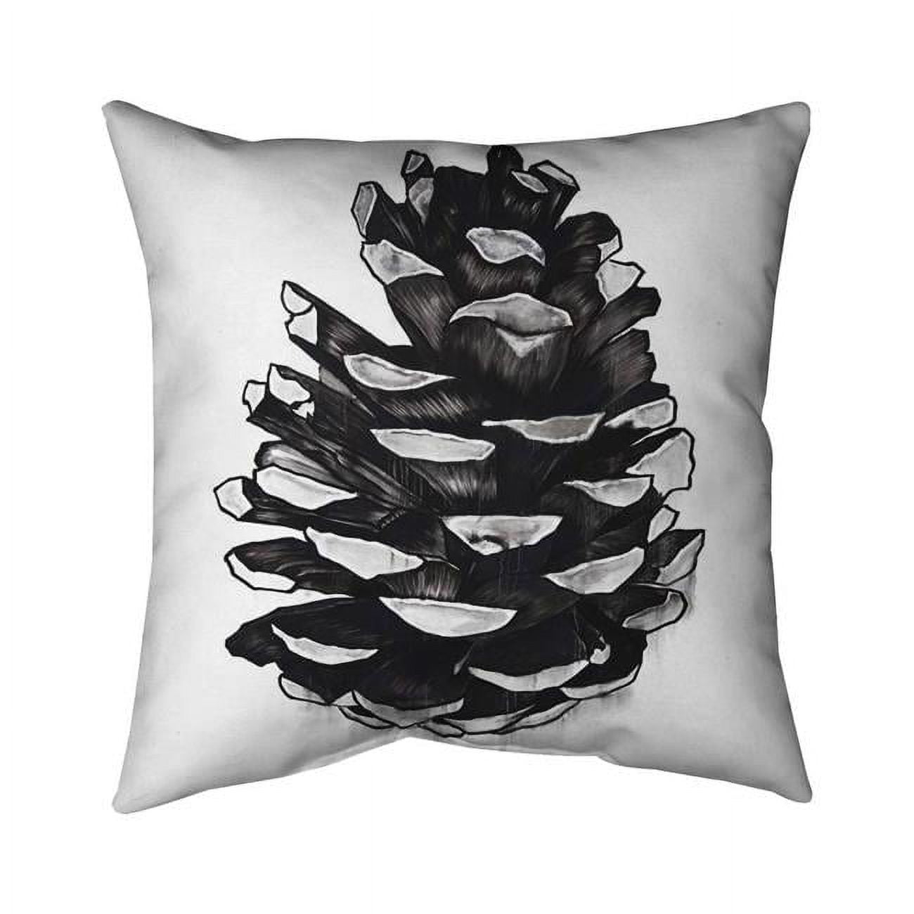 18 x 18 in. Pine Cone-Double Sided Print Indoor Pillow Cover