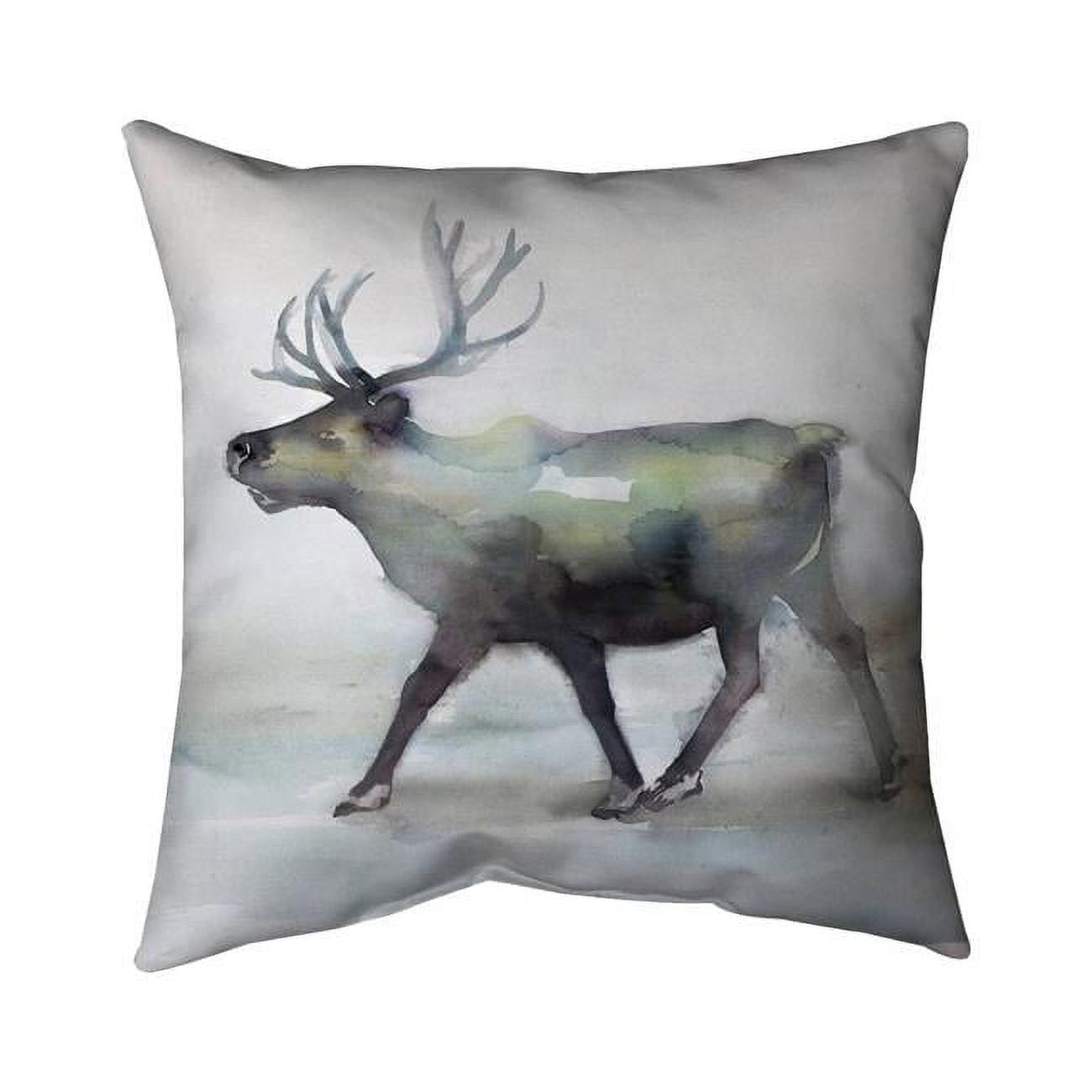 20 x 20 in. Caribou-Double Sided Print Indoor Pillow Cover