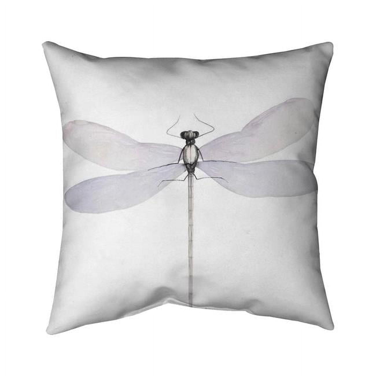 20 x 20 in. Delicate Dragonfly-Double Sided Print Indoor Pillow Cover