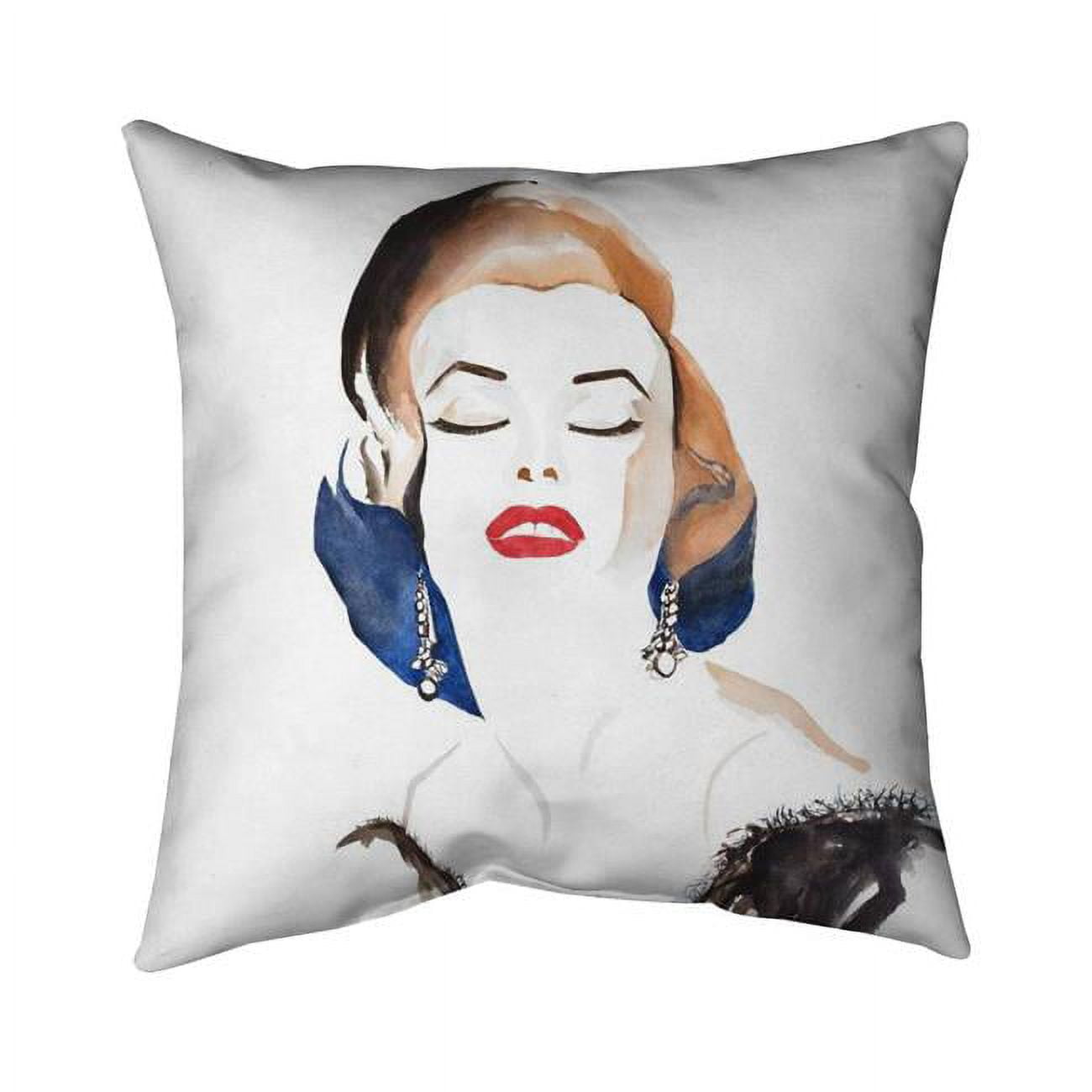 20 x 20 in. Vintage Chic Marilyne Monroe-Double Sided Print Indoor Pillow Cover