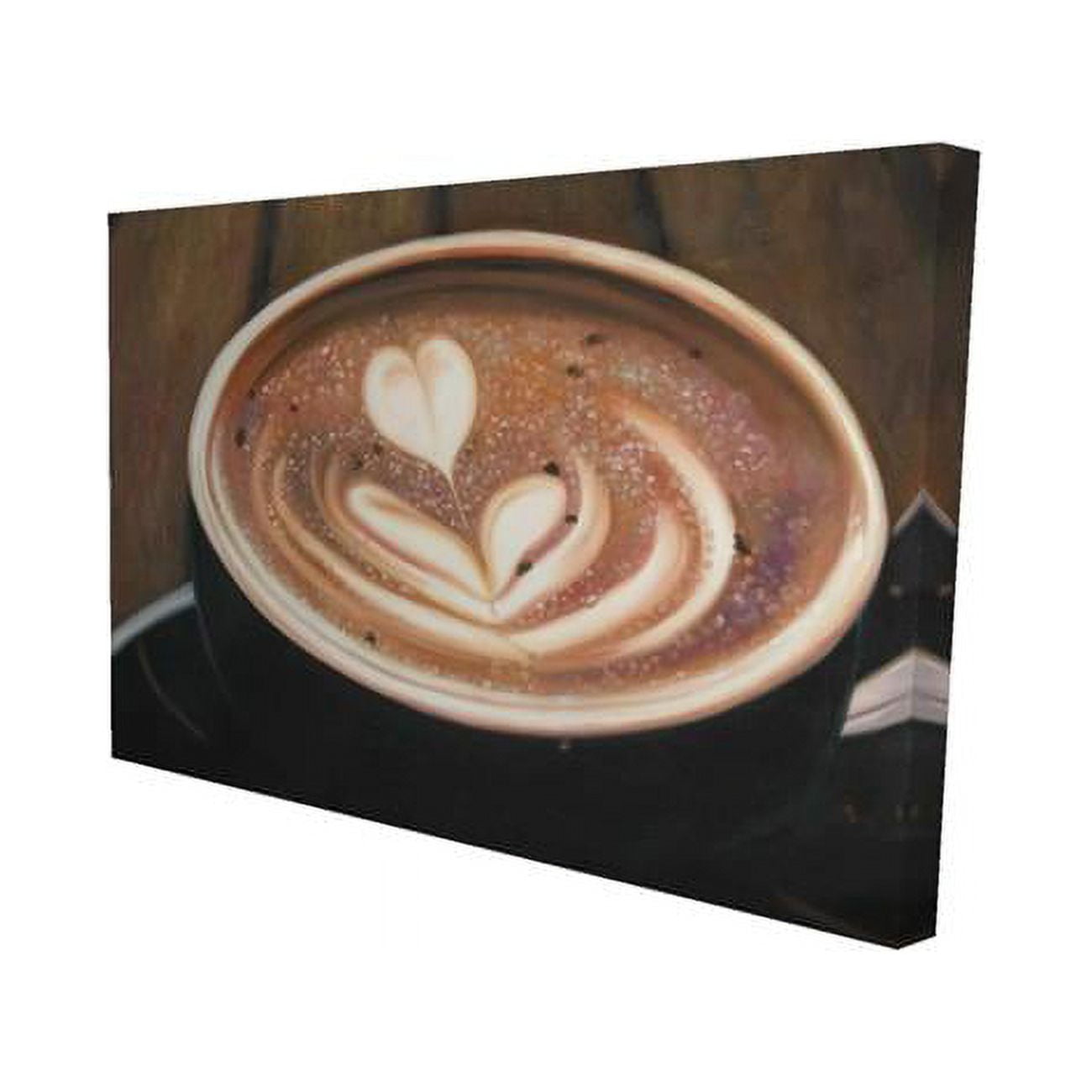 12 x 18 in. Artistic Cappuccino-Print on Canvas