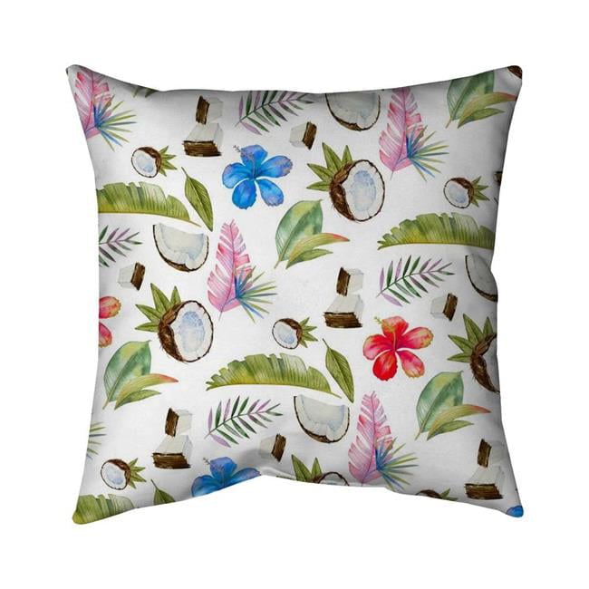 20 x 20 in. Tropical Pattern-Double Sided Print Indoor Pillow Cover