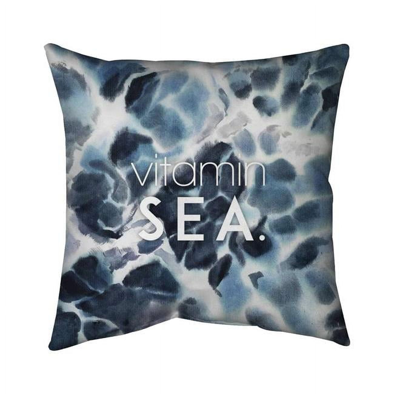 20 x 20 in. Vitamin Sea-Double Sided Print Indoor Pillow Cover