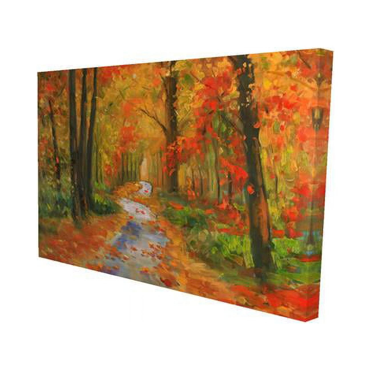 12 x 18 in. Autumn Trail-Print on Canvas