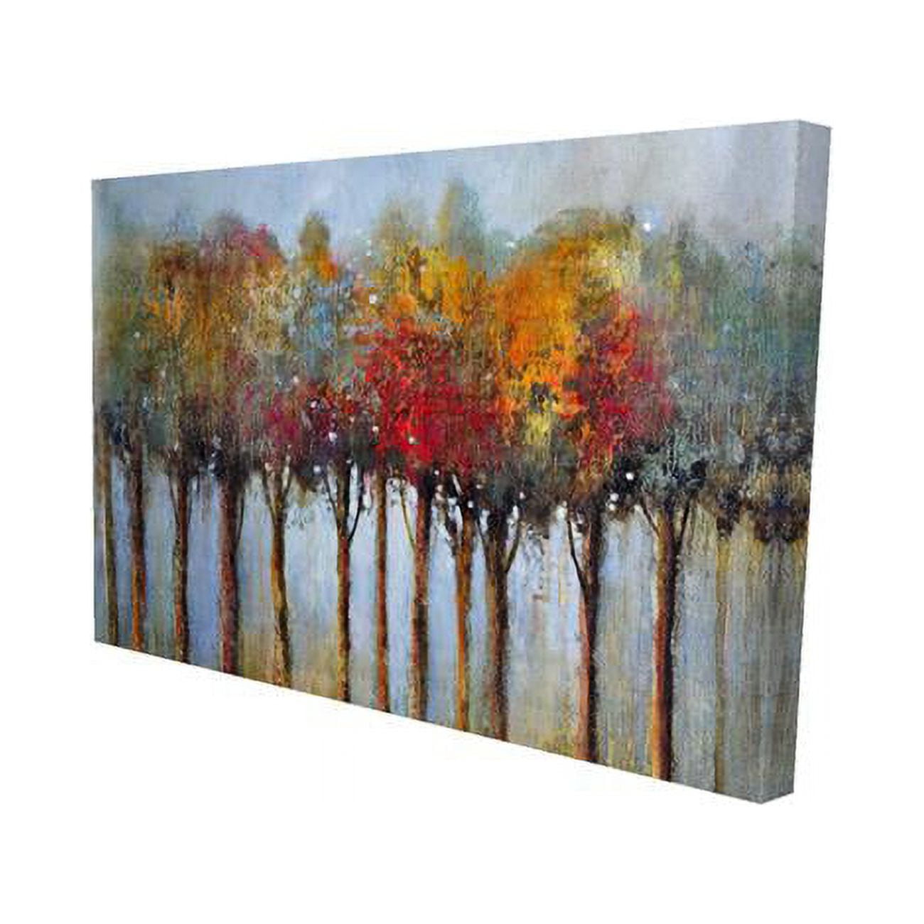 12 x 18 in. Colorful Leaves Trees-Print on Canvas