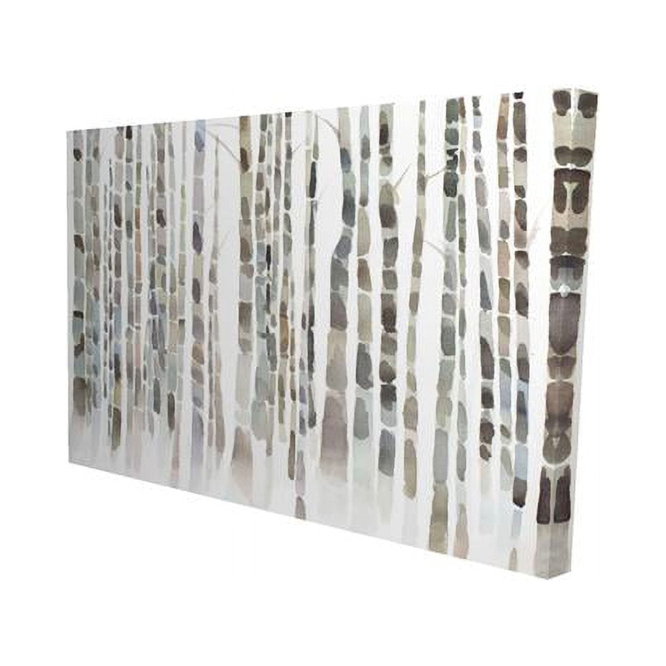 12 x 18 in. Birch Trees Forest-Print on Canvas