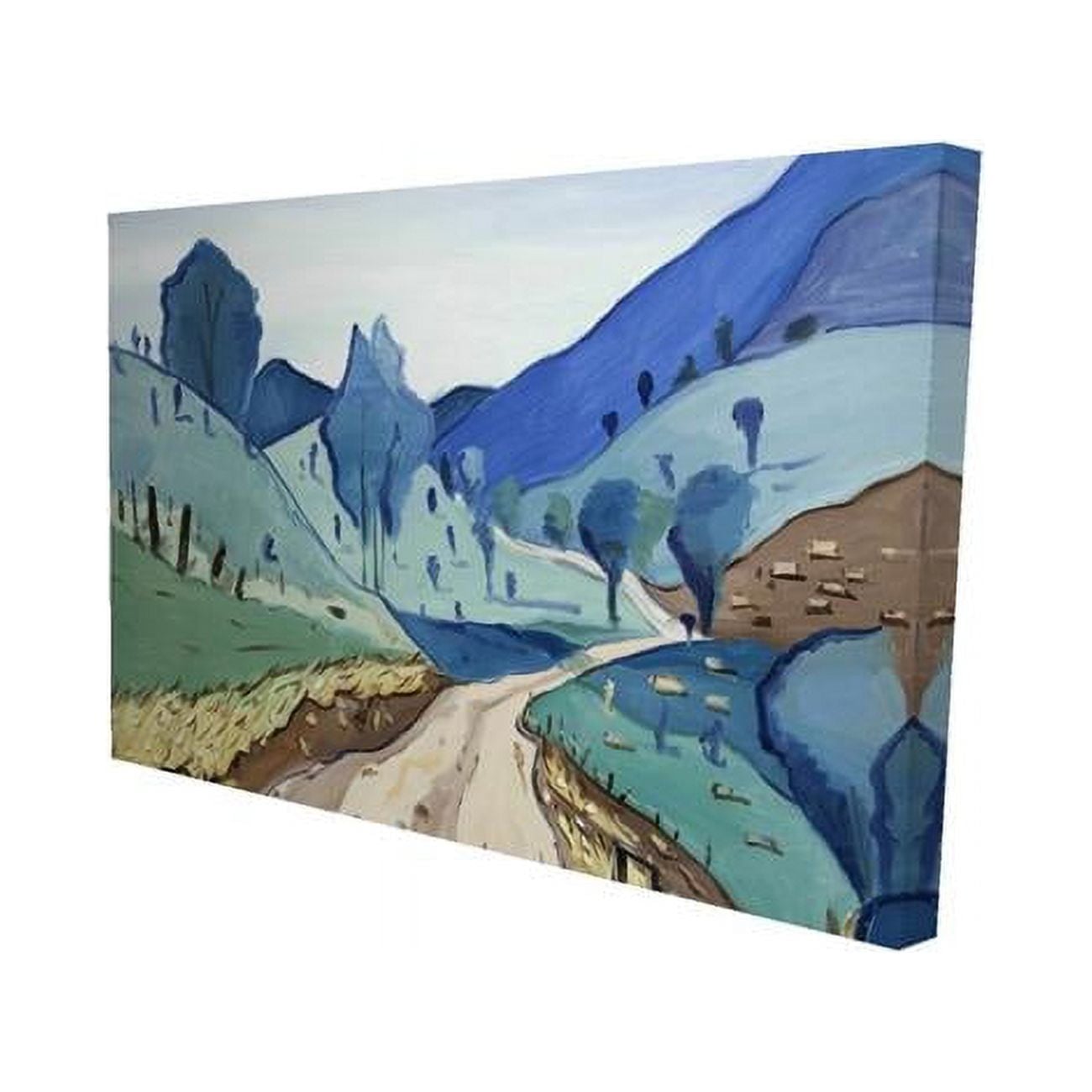 12 x 18 in. Tuscany Trail-Print on Canvas