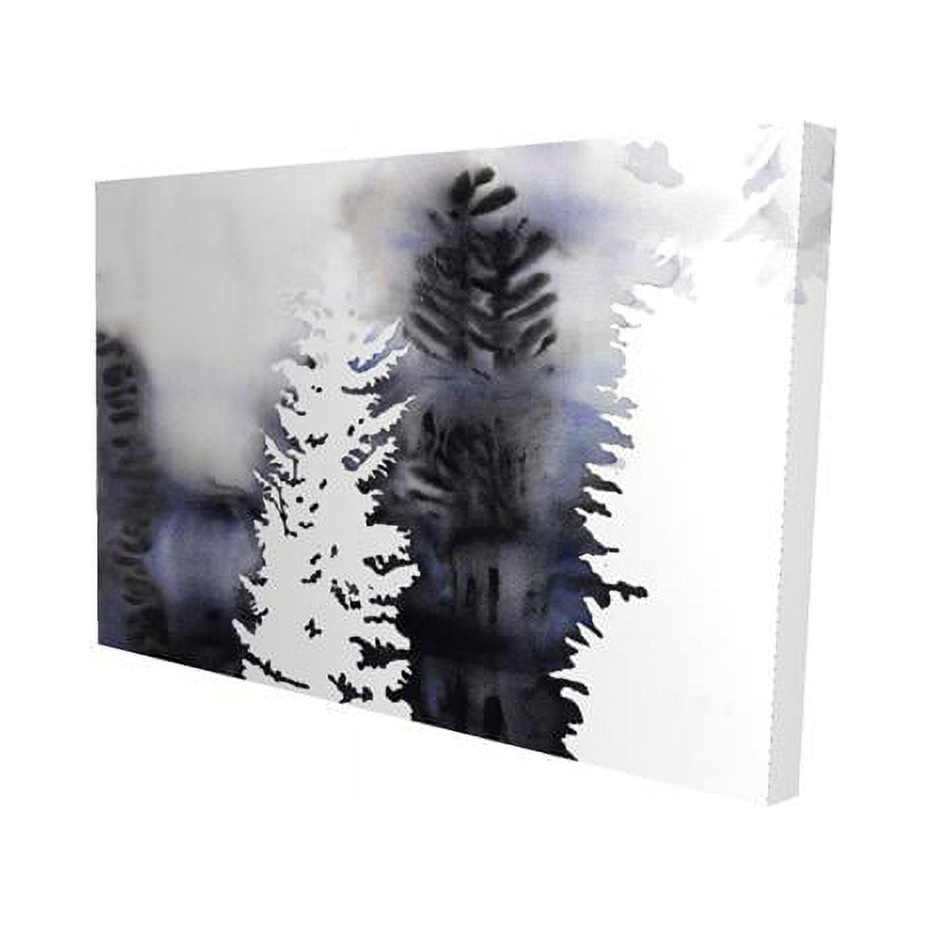 12 x 18 in. Silhouettes of Trees-Print on Canvas