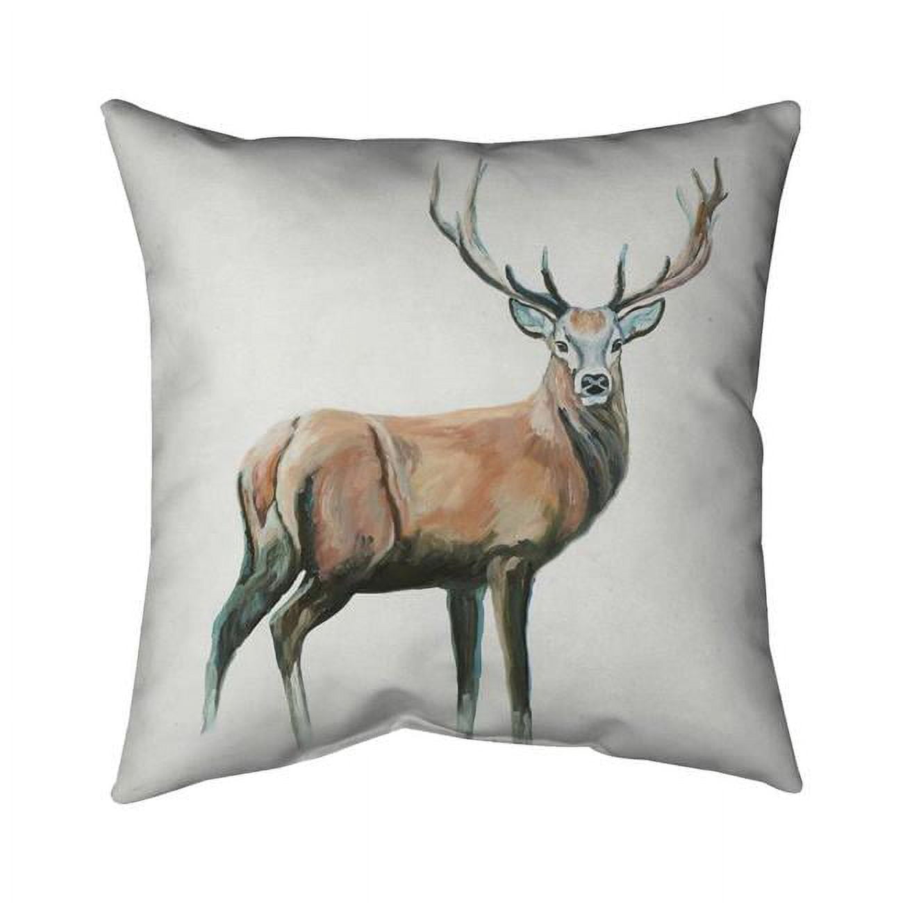 18 x 18 in. Deer-Double Sided Print Indoor Pillow Cover