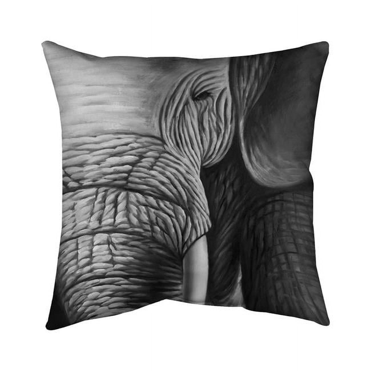 18 x 18 in. Elephant-Double Sided Print Indoor Pillow Cover