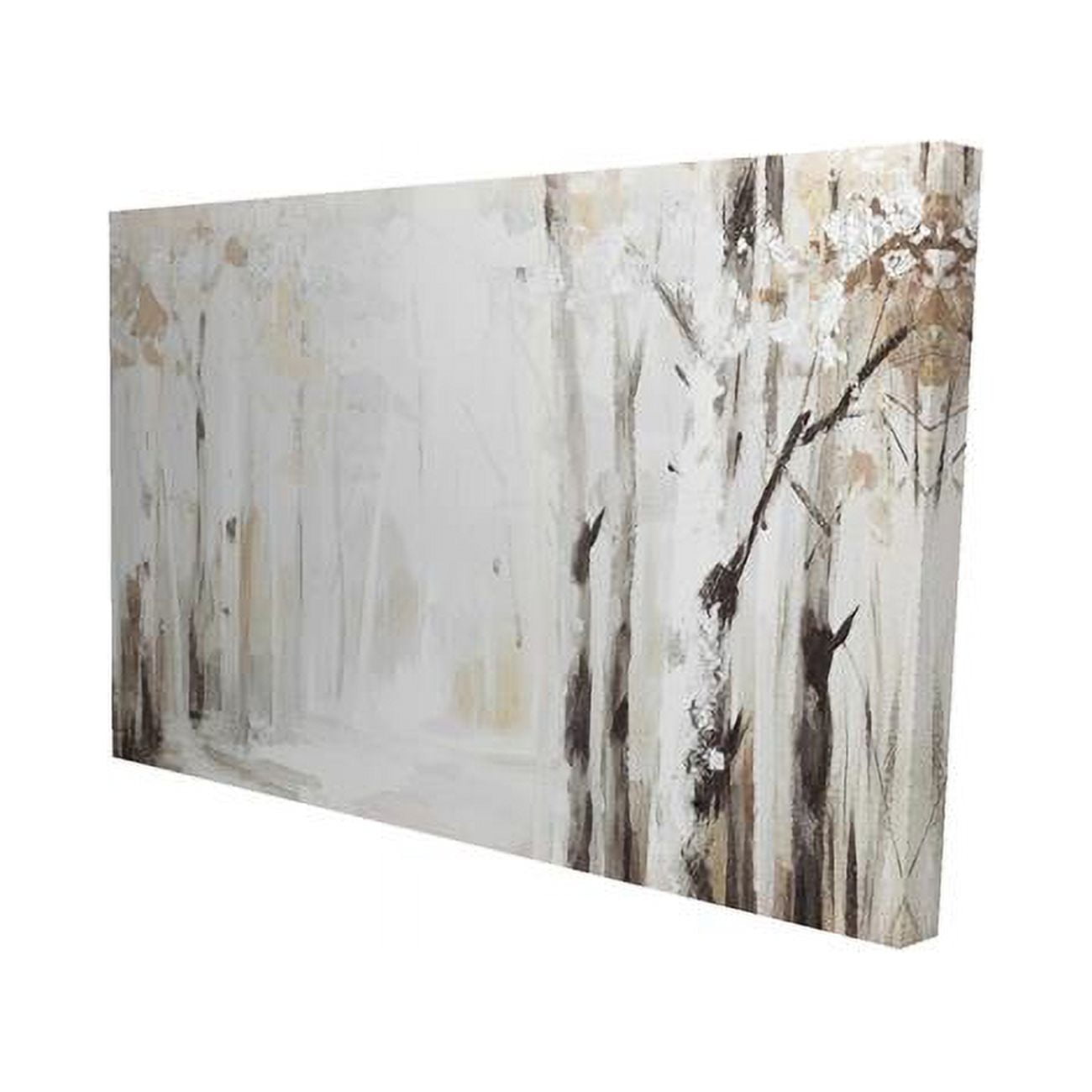 12 x 18 in. Winter Forest-Print on Canvas