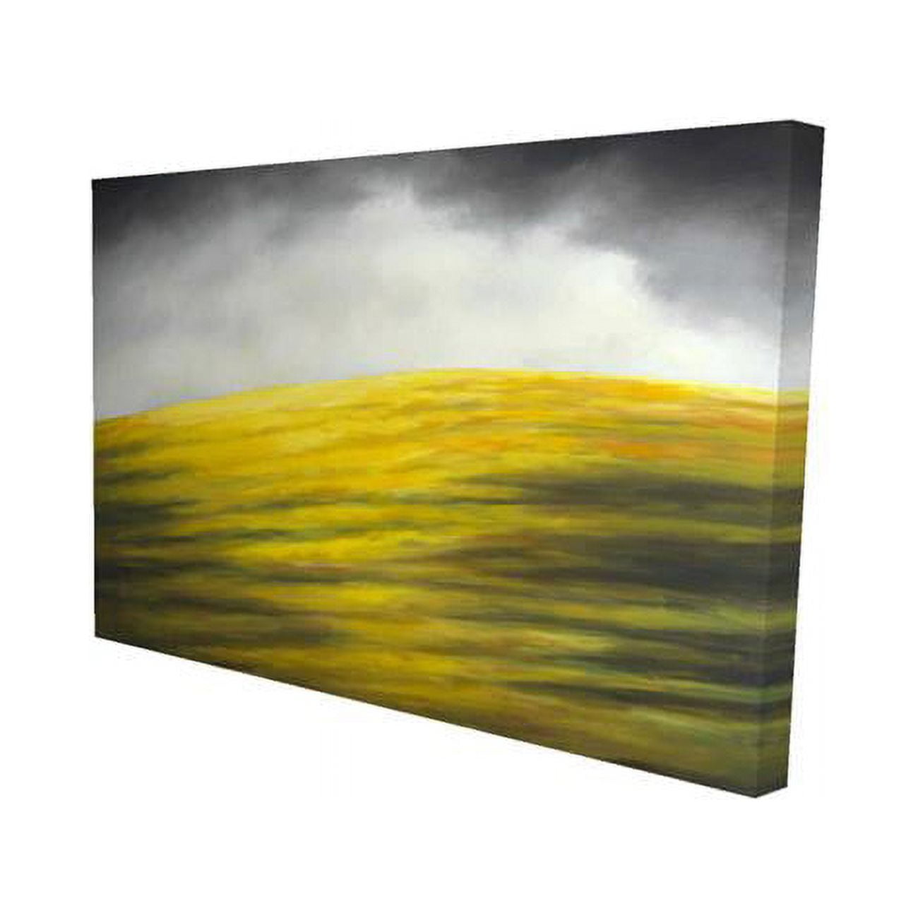 12 x 18 in. Yellow Hill-Print on Canvas