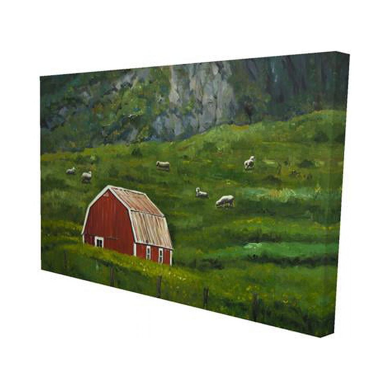 2080-1218-LA183 12 x 18 in. Life in the Countryside-Print on Canvas