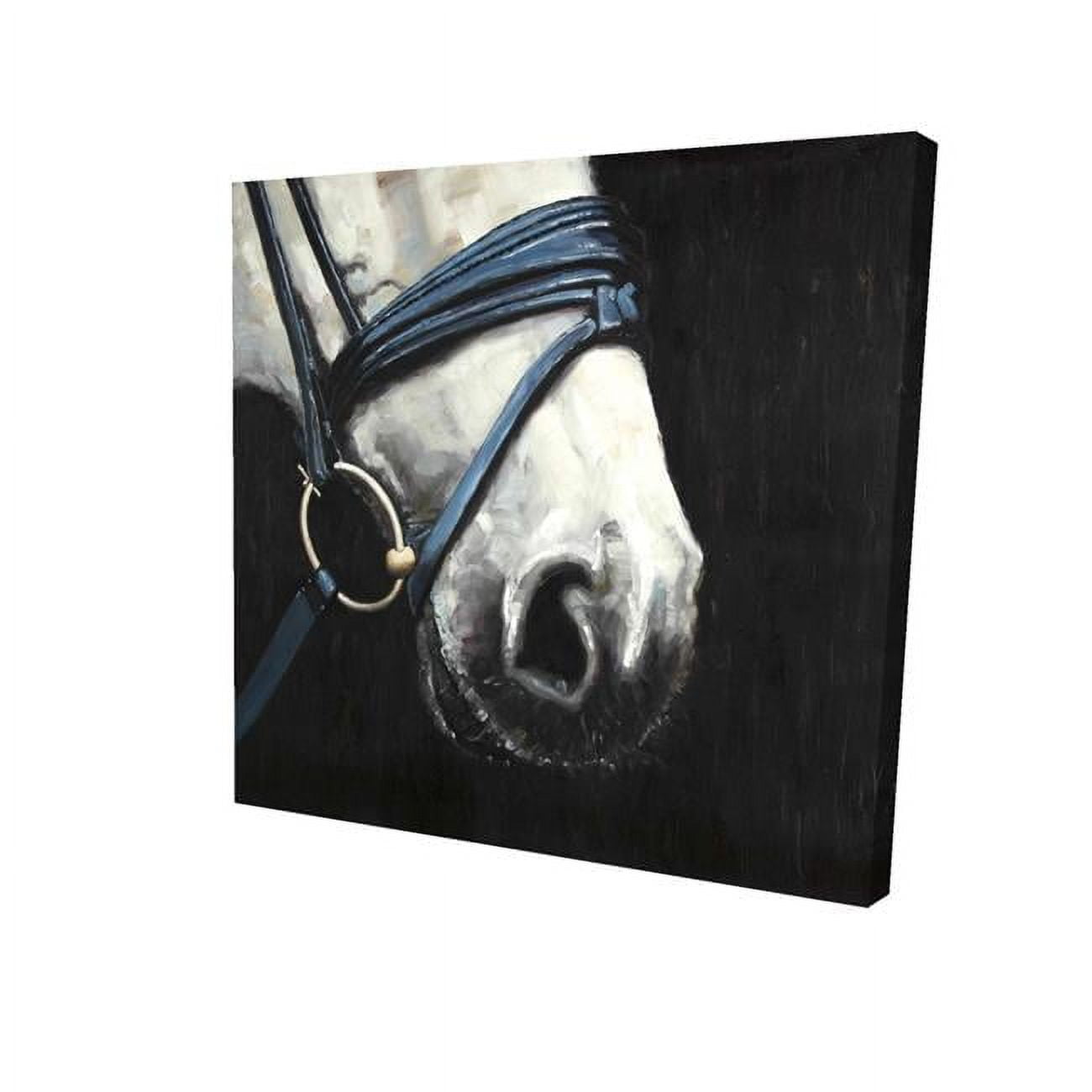 12 x 12 in. Horse with Harness-Print on Canvas