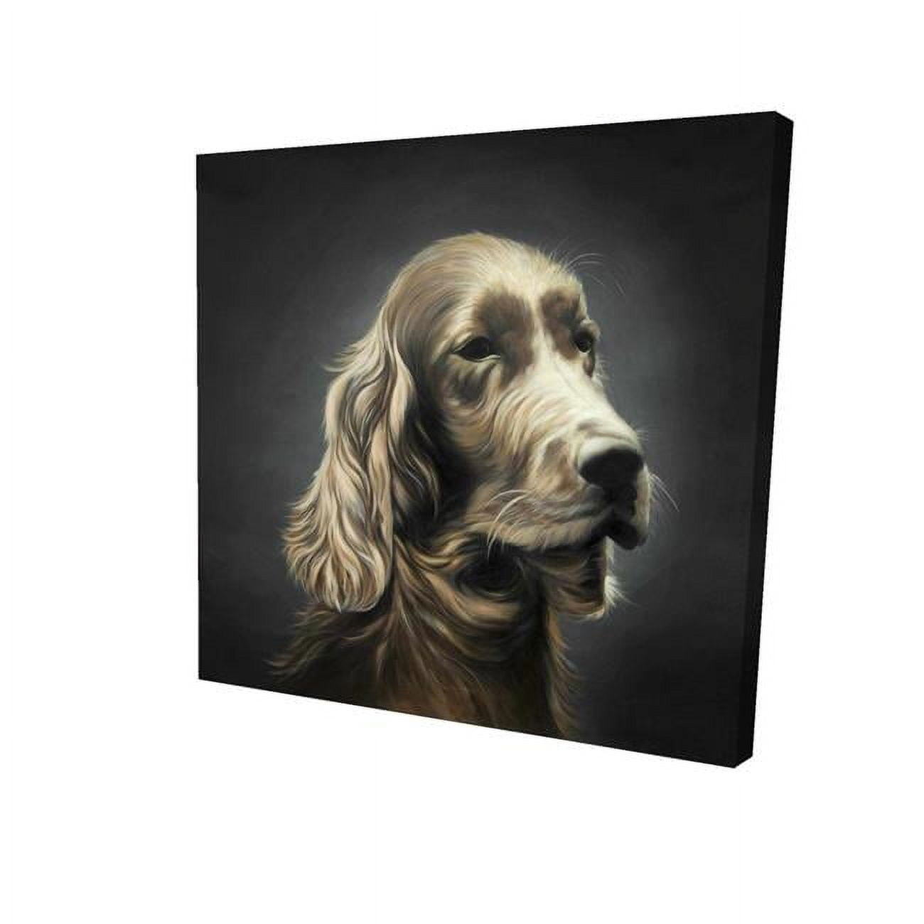 12 x 12 in. Field Spaniel-Print on Canvas